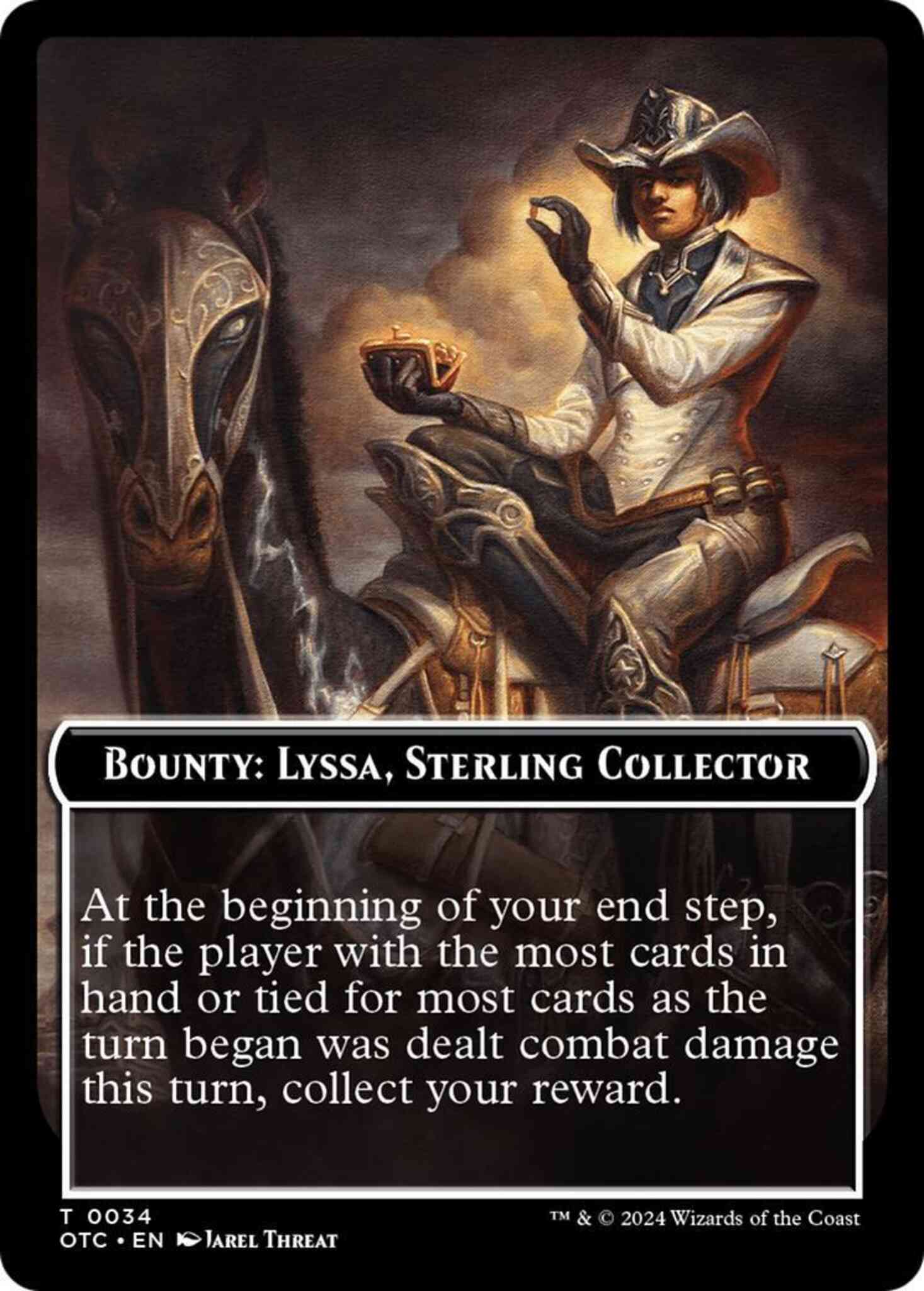 Bounty lyssa sterling – Magic Bounty: Lyssa, Sterling Collector Token [34] [Outlaws of Thunder Junction: Commander: Tokens] [Non-Foil]