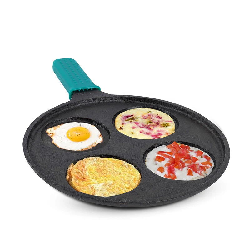The Indus Valley CASTrong Cast Iron Uttapam/ Set Dosa Tawa, 4 Pit,Pre-seasoned, 100% Pure, Toxin-free, Induction, 27.5cm - view 15