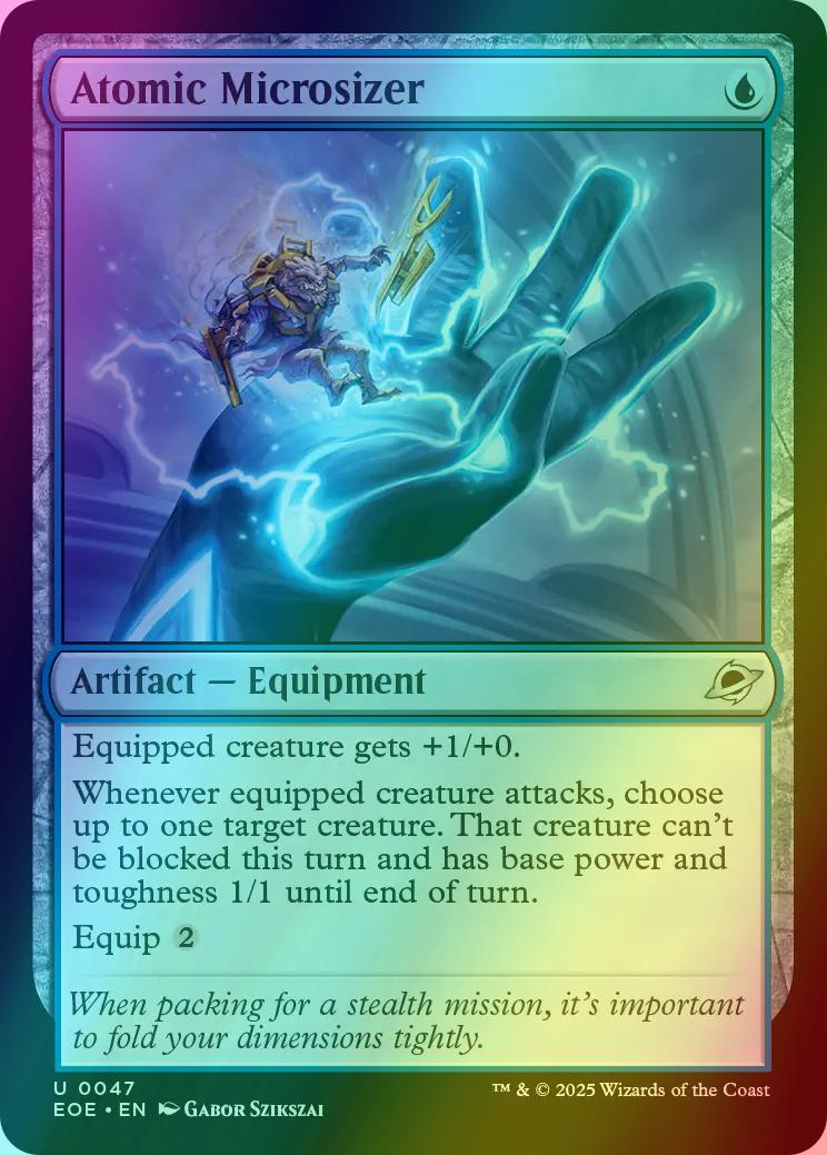 Atomic microsizer 47 – Magic Atomic Microsizer [47] [Edge of Eternities] [Foil]