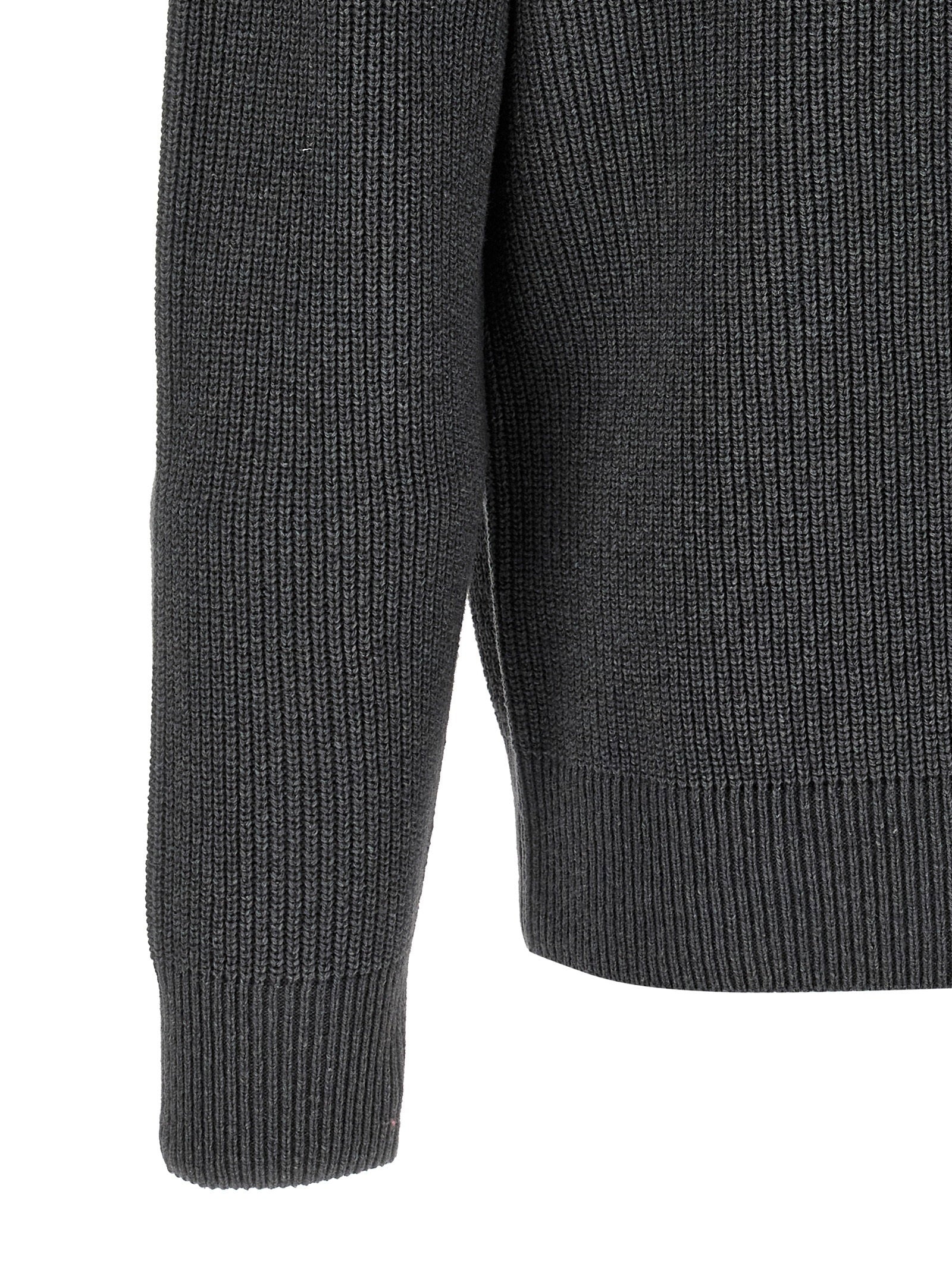 J.w.anderson Half-zip Sweater – 57% wool, 43% cotton - view 4