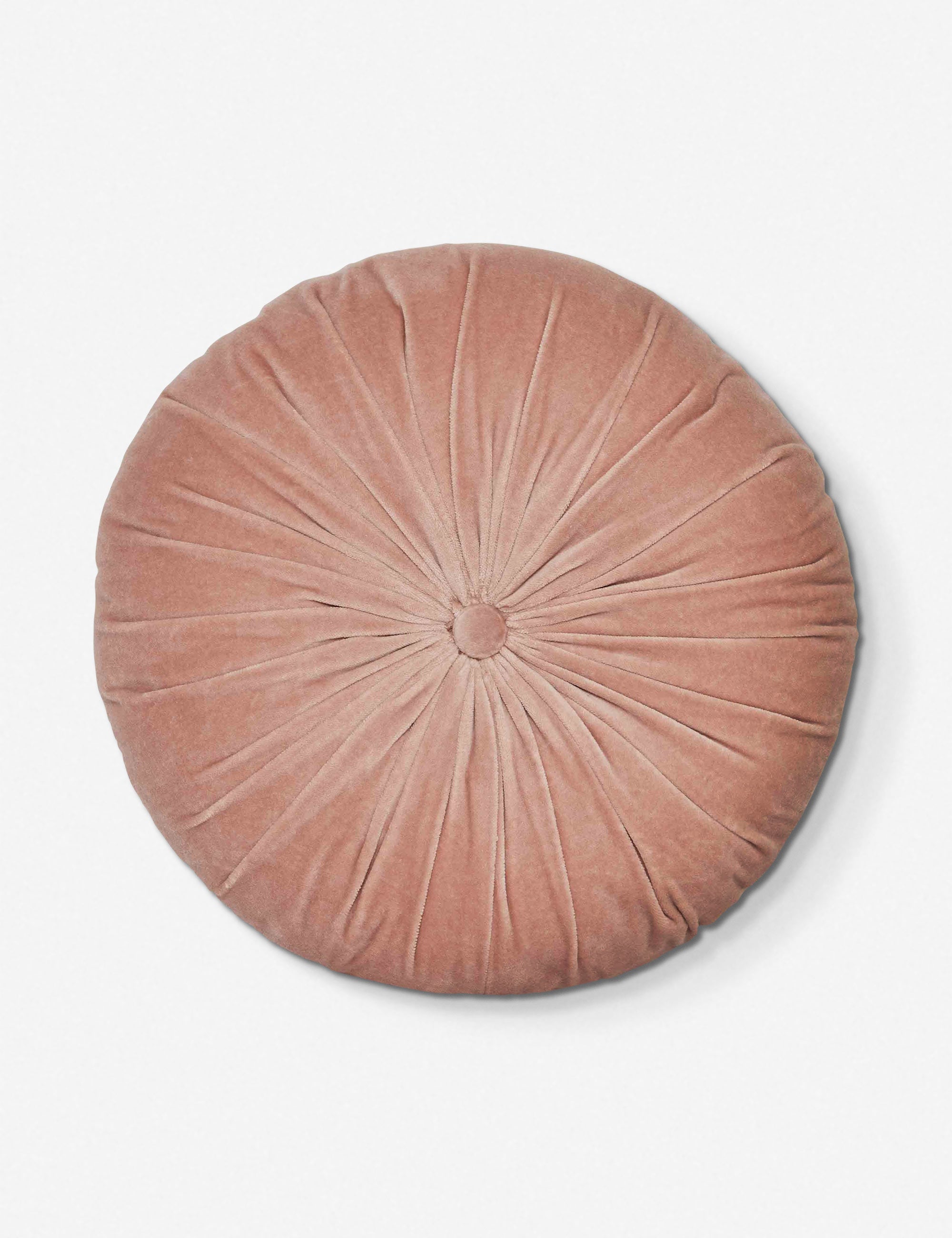 Lulu and Georgia Monroe Velvet Round Pillow - view 5