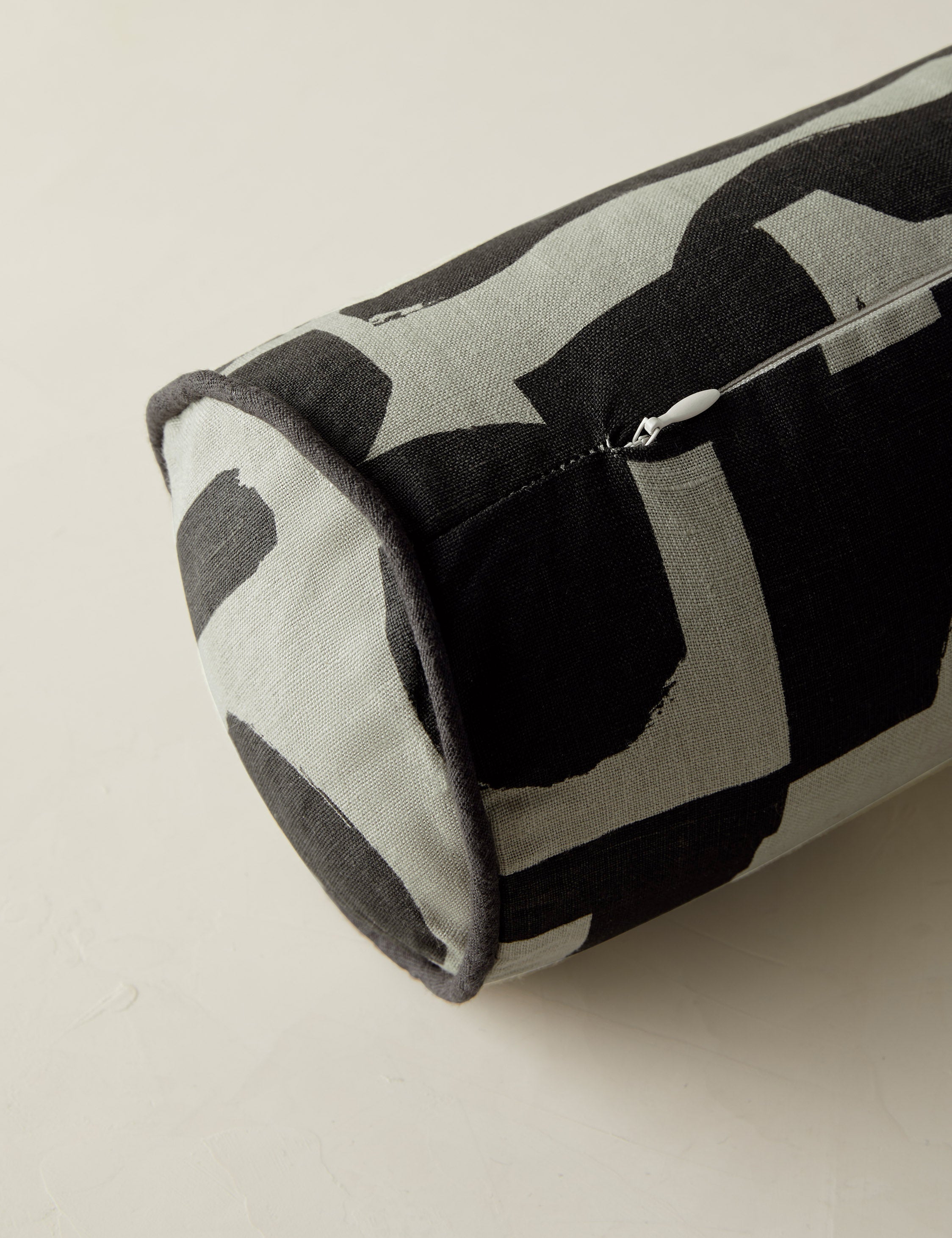 Lulu and Georgia Organic Shapes Linen Bolster Pillow by Sarah Sherman Samuel - view 8