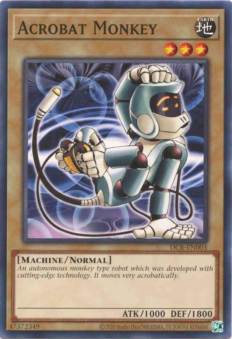 Yu-Gi-Oh! Acrobat Monkey - 25th Anniversary - DCR-EN003 - Common - Unlimited