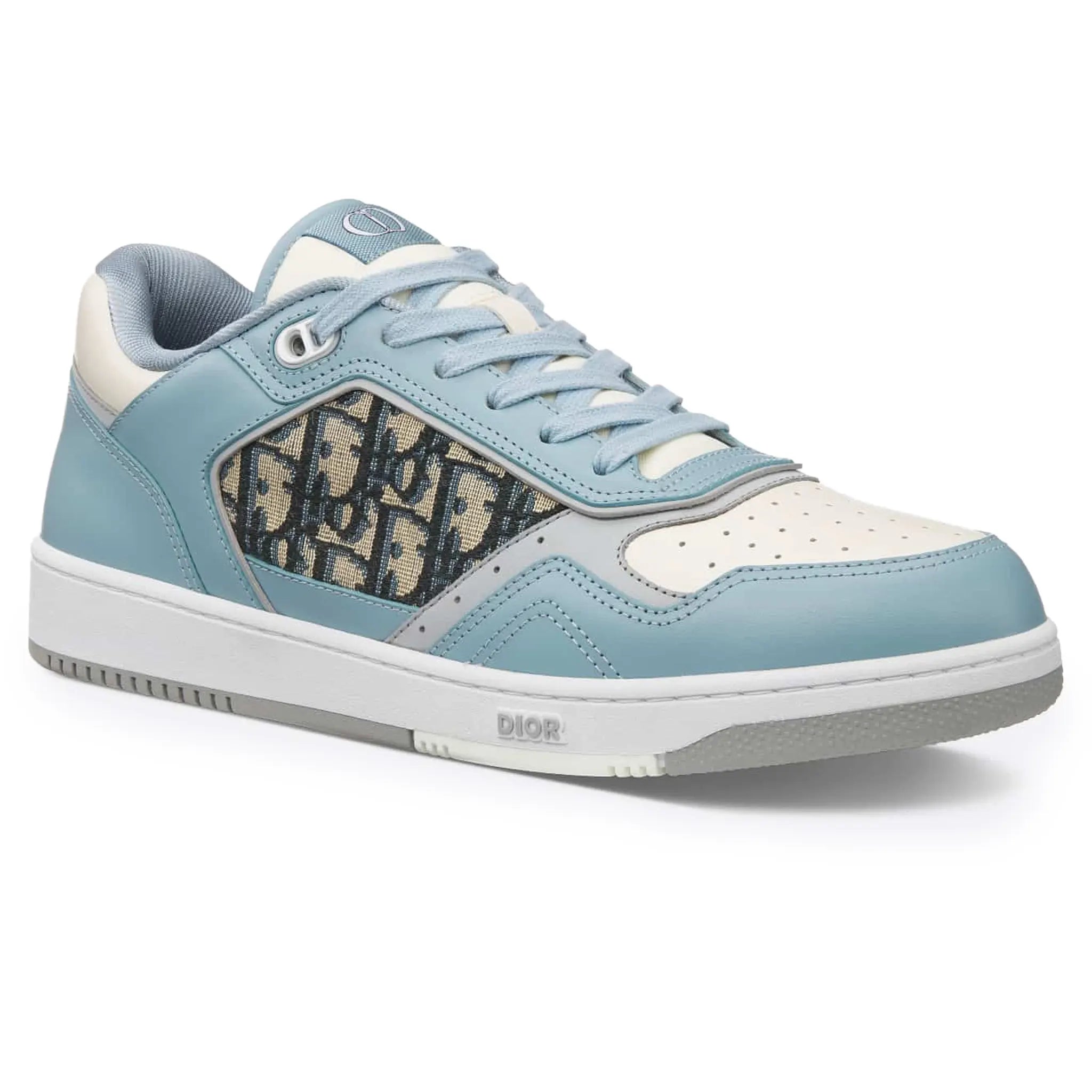 Dior B27 Oblique Light Blue White Low Top Sneaker - view 2