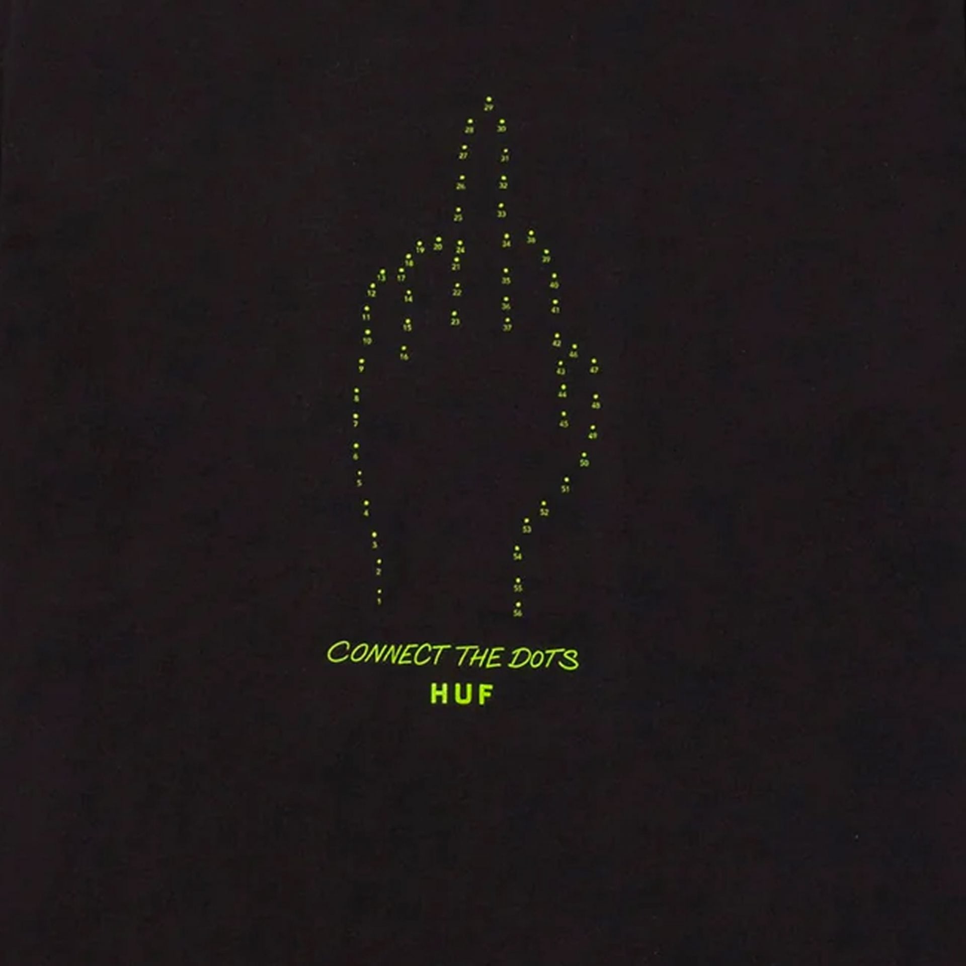 Huf | Connect The Dots T-shirt 'black'
