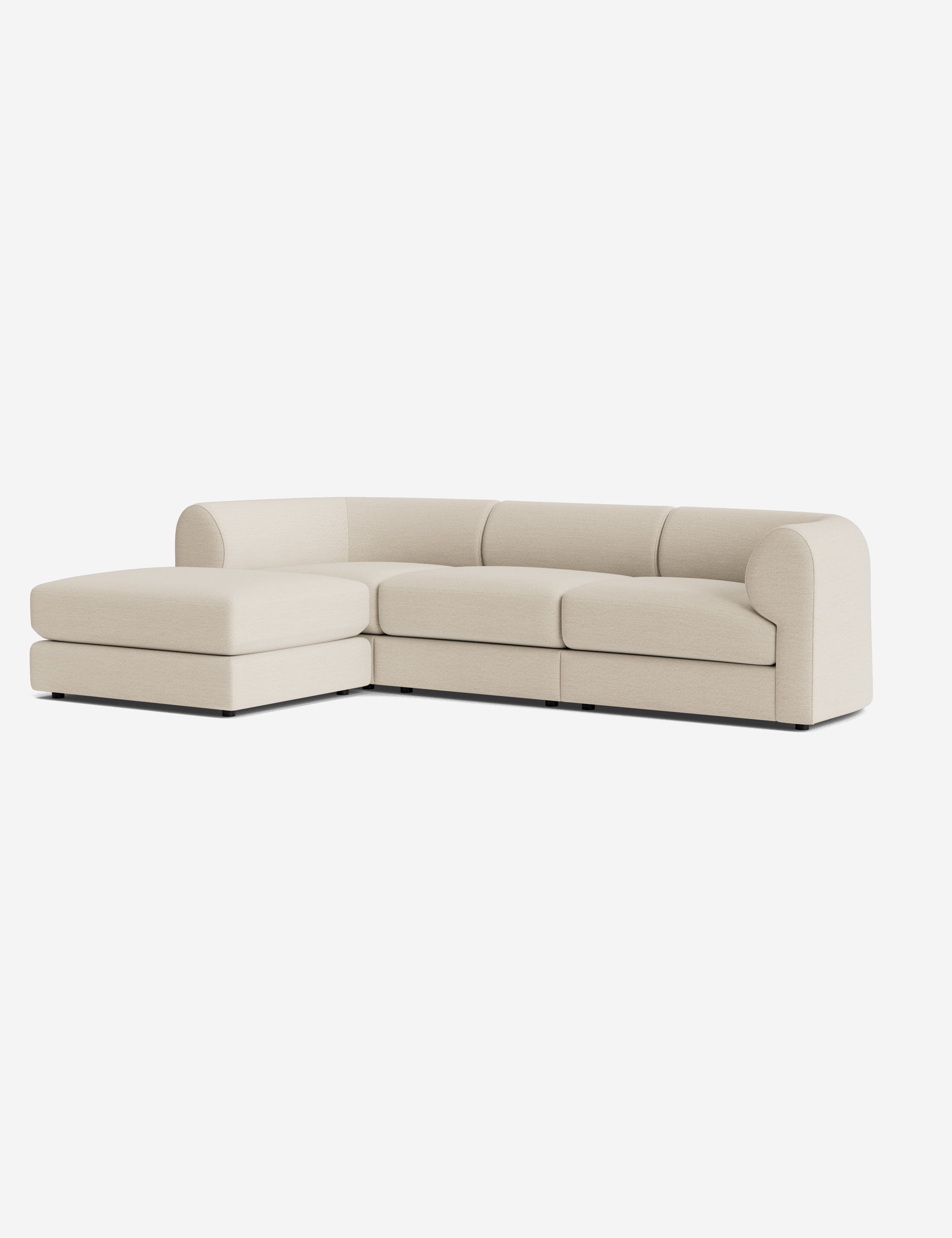 Lulu and Georgia Sergio Modular Sectional Sofa With Ottoman - view 109