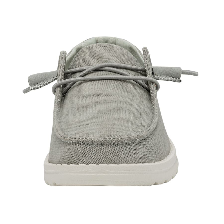HEYDUDE shoes Wendy Chambray - Light Grey – Women's - view 4