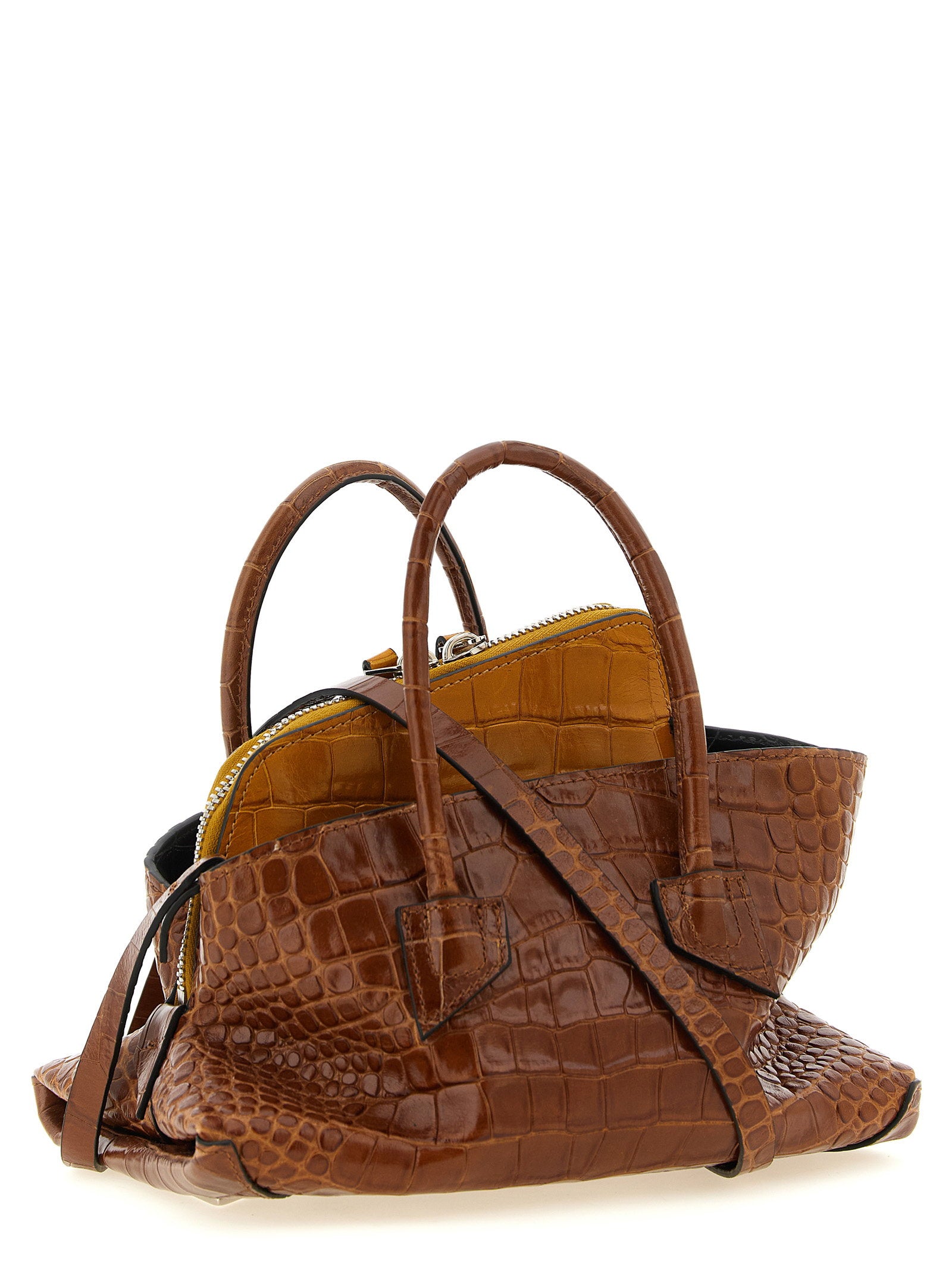 The Attico La Passeggiata Mini Handbag – 100% bos taurus leather - view 2