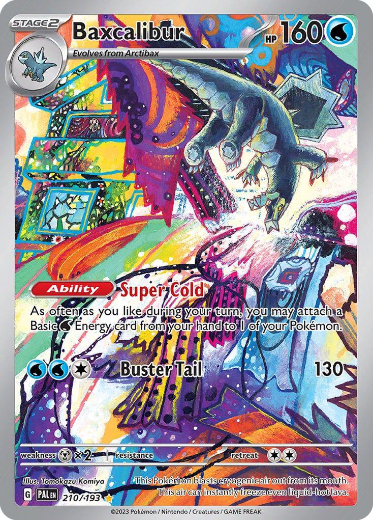 Illustration rare sv02-210 – Pokémon Baxcalibur - 210/193 - Illustration Rare [sv02-210] [Ultra]