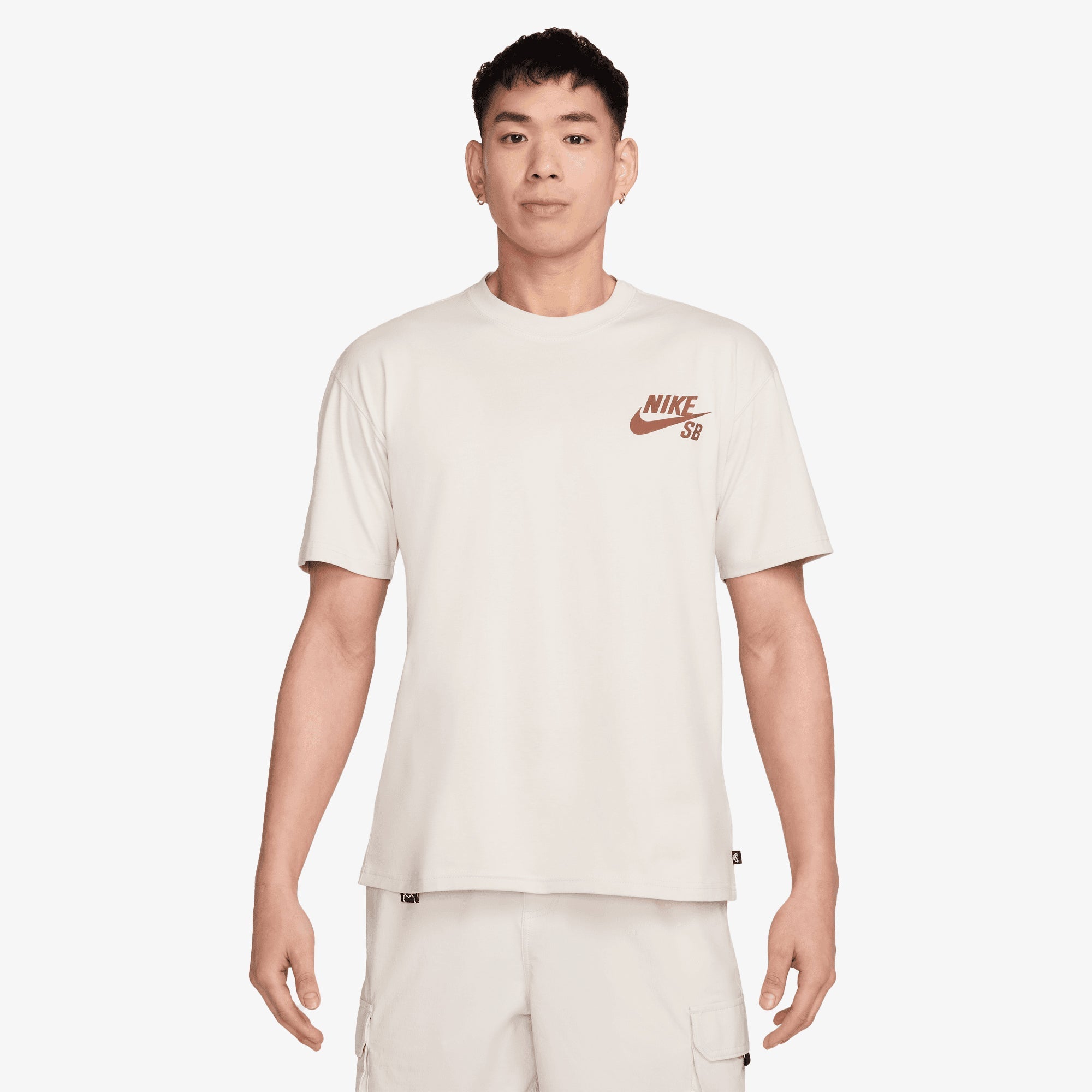 Nike | Sb Logo Skate T-shirt { Light Bone