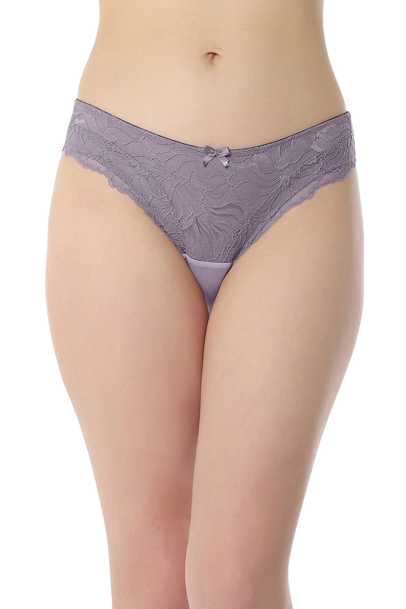 Amante Elegance Brazillian Panty - Gray Ridge