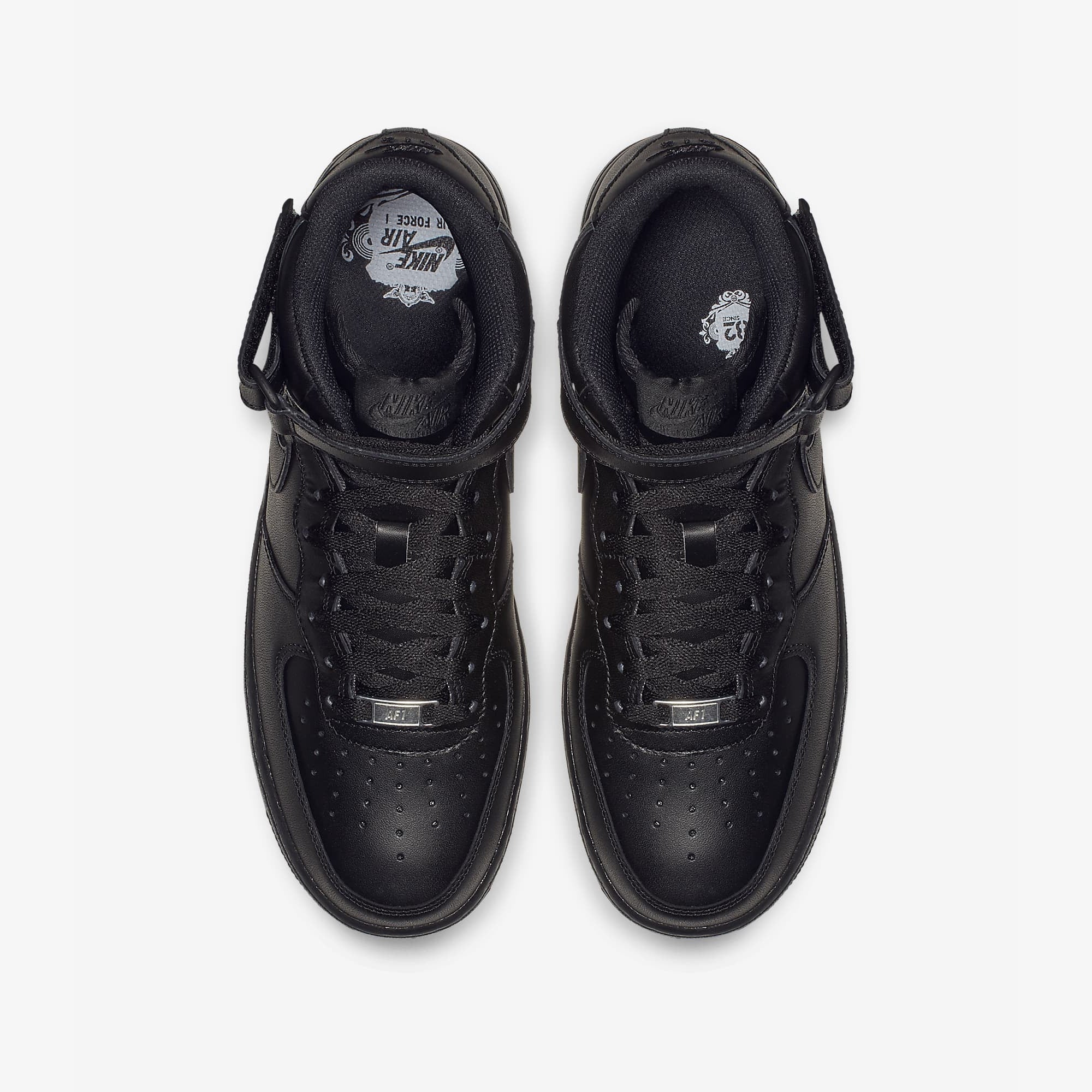 Nike | AIR FORCE 1 MID '07 { BLACK/BLACK - view 2