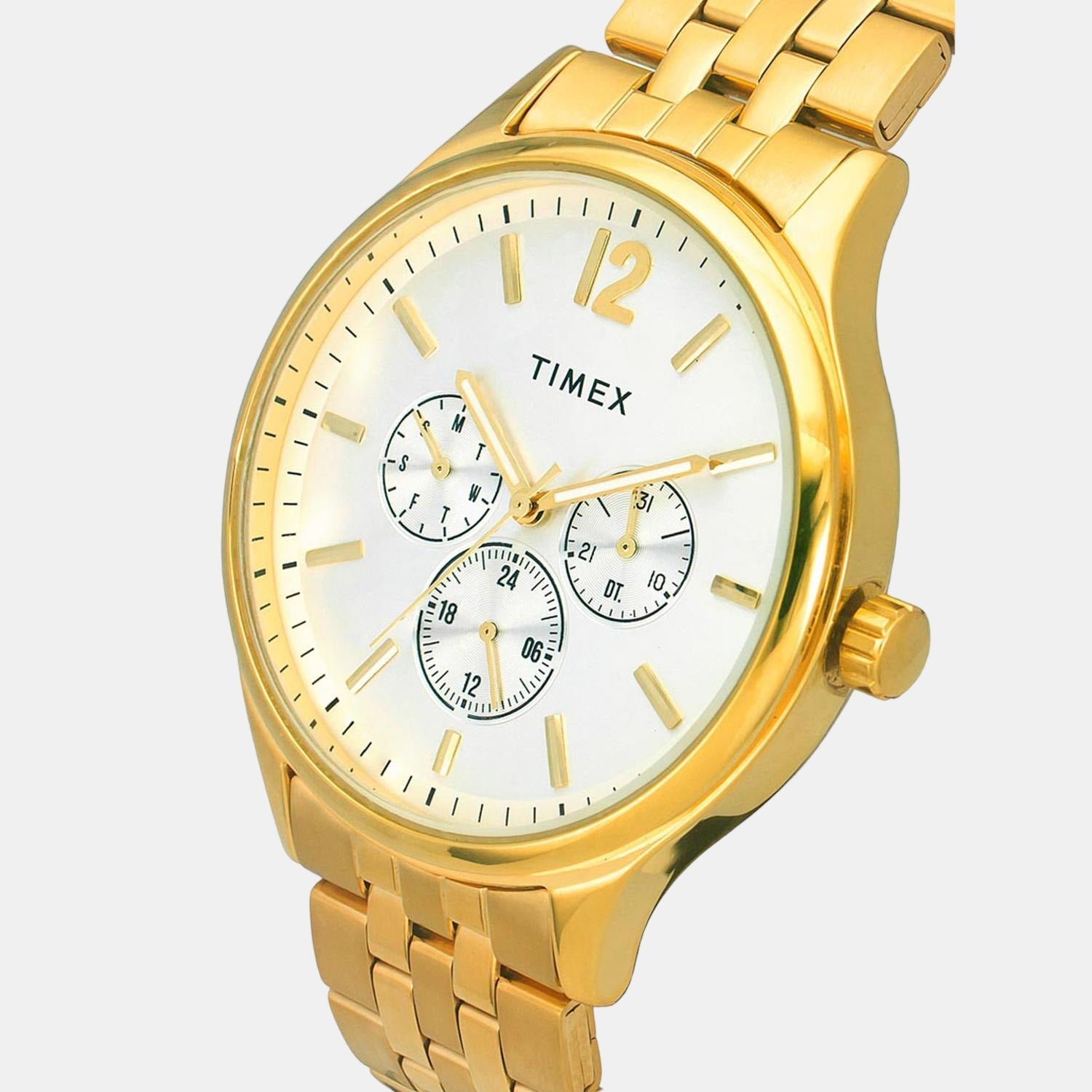 Timex Fashion Men Quartz Silver Dial Chronograph Stainless Steel Watch TWEG18414 - view 5
