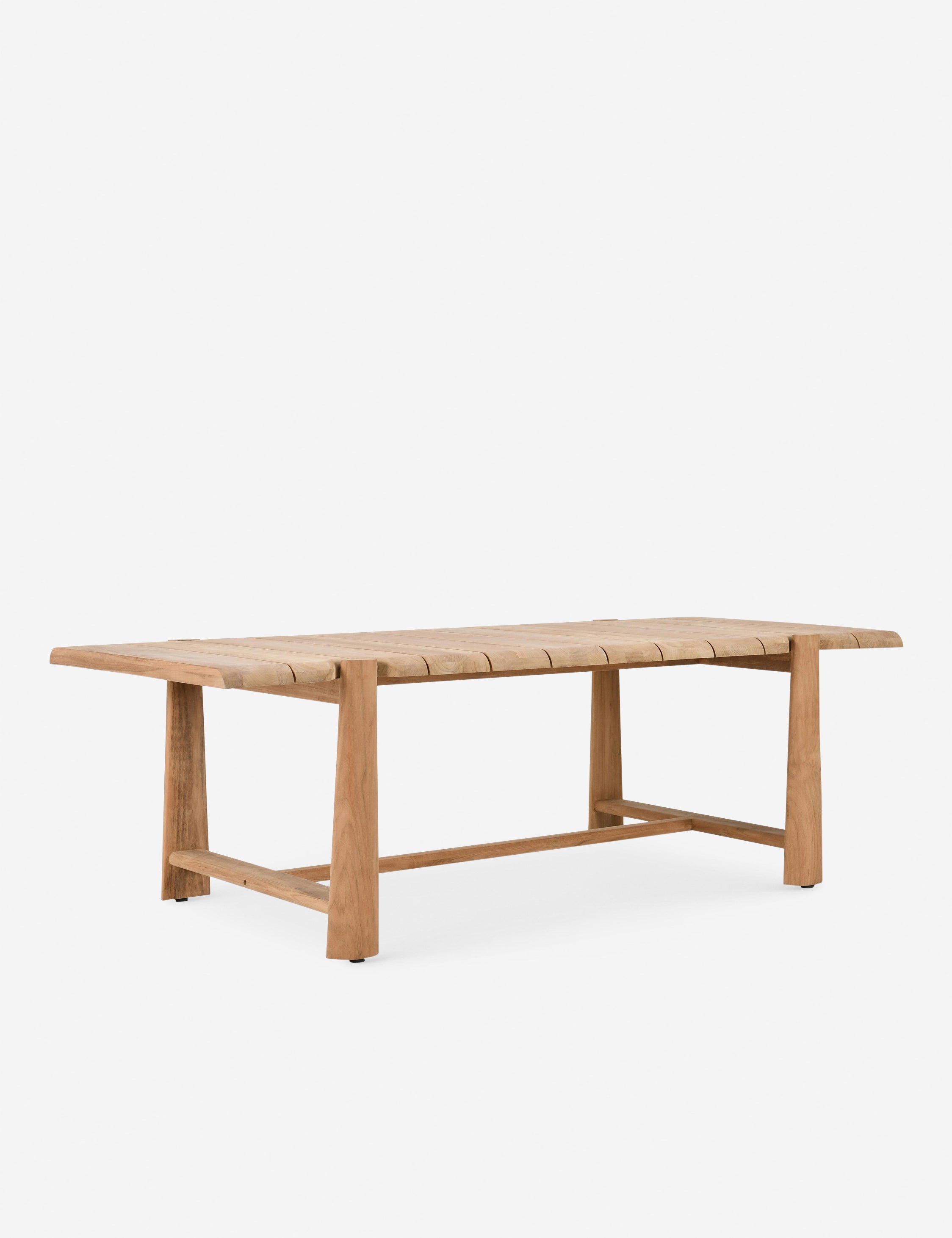 Lulu and Georgia Alden Outdoor Dining Table – Natural