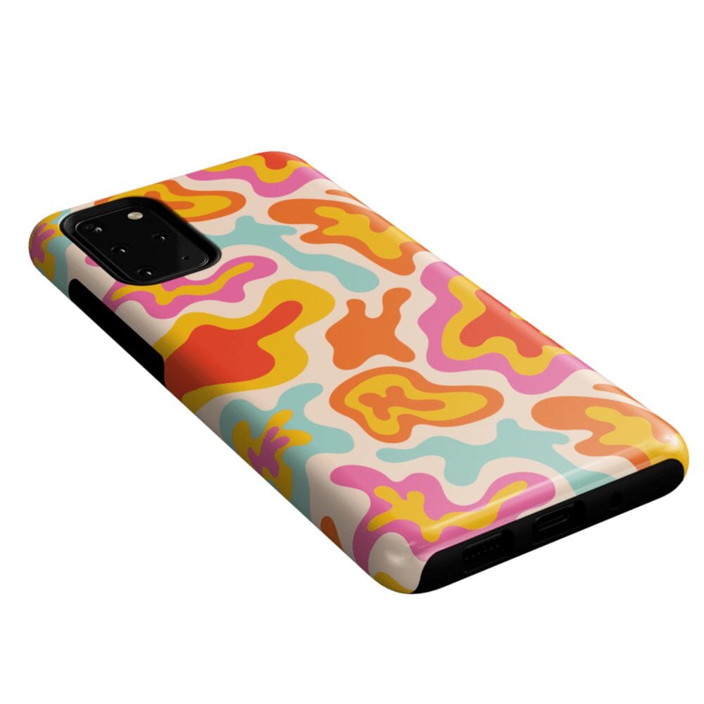 Casetry Tropical Color Splash | Abstract Retro Samsung Case - view 44