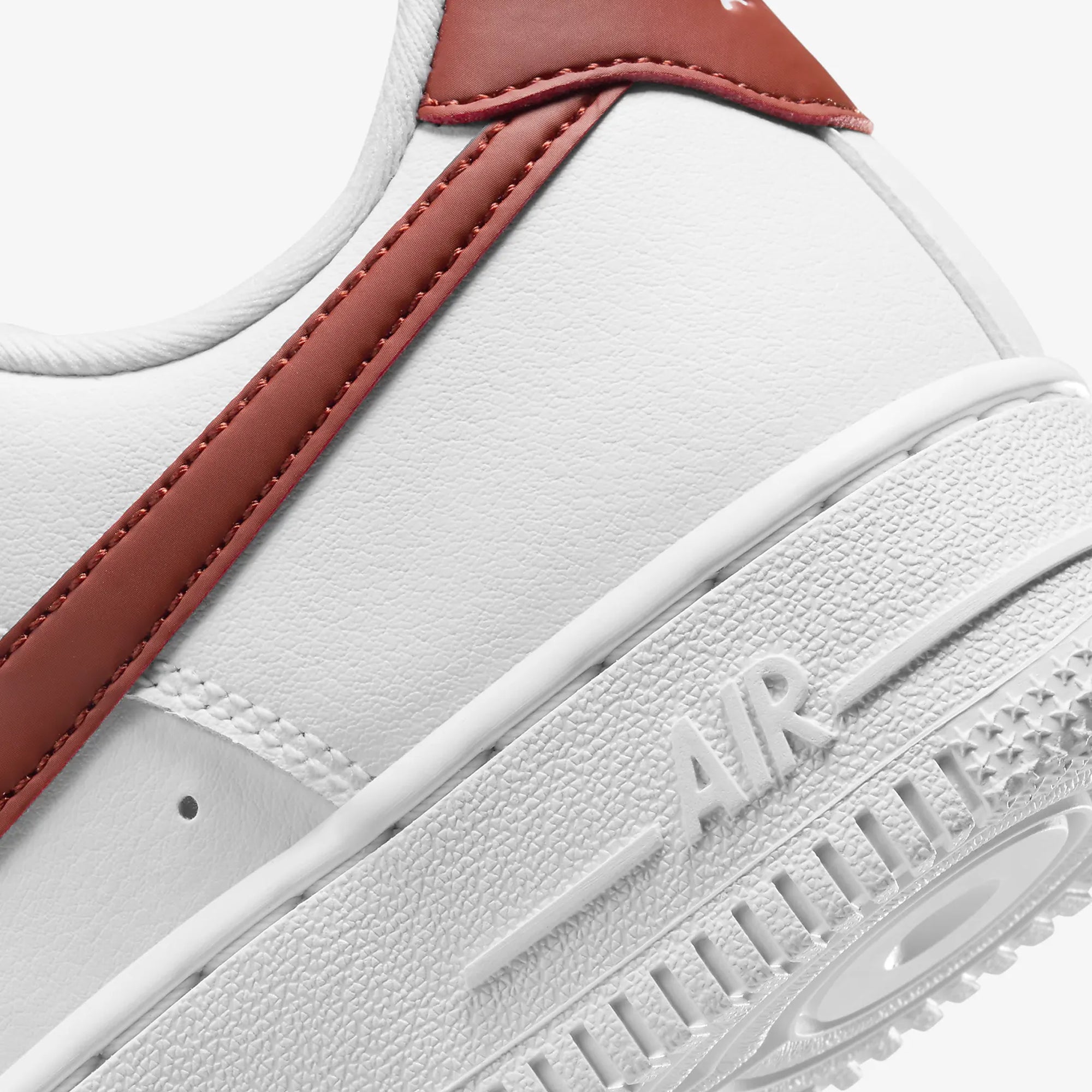 Nike | AIR FORCE 1 "07 { WHITE/RUGGED ORANGE - view 4