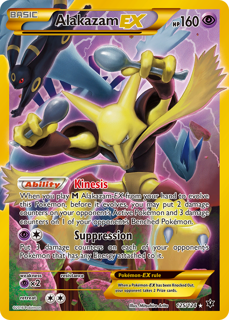 Rare secret xy10-125 – Pokémon Alakazam-EX - 125/124 - Rare Secret [xy10-125] [Secret] - Alakazam-EX - 125/124 - Rare Secret