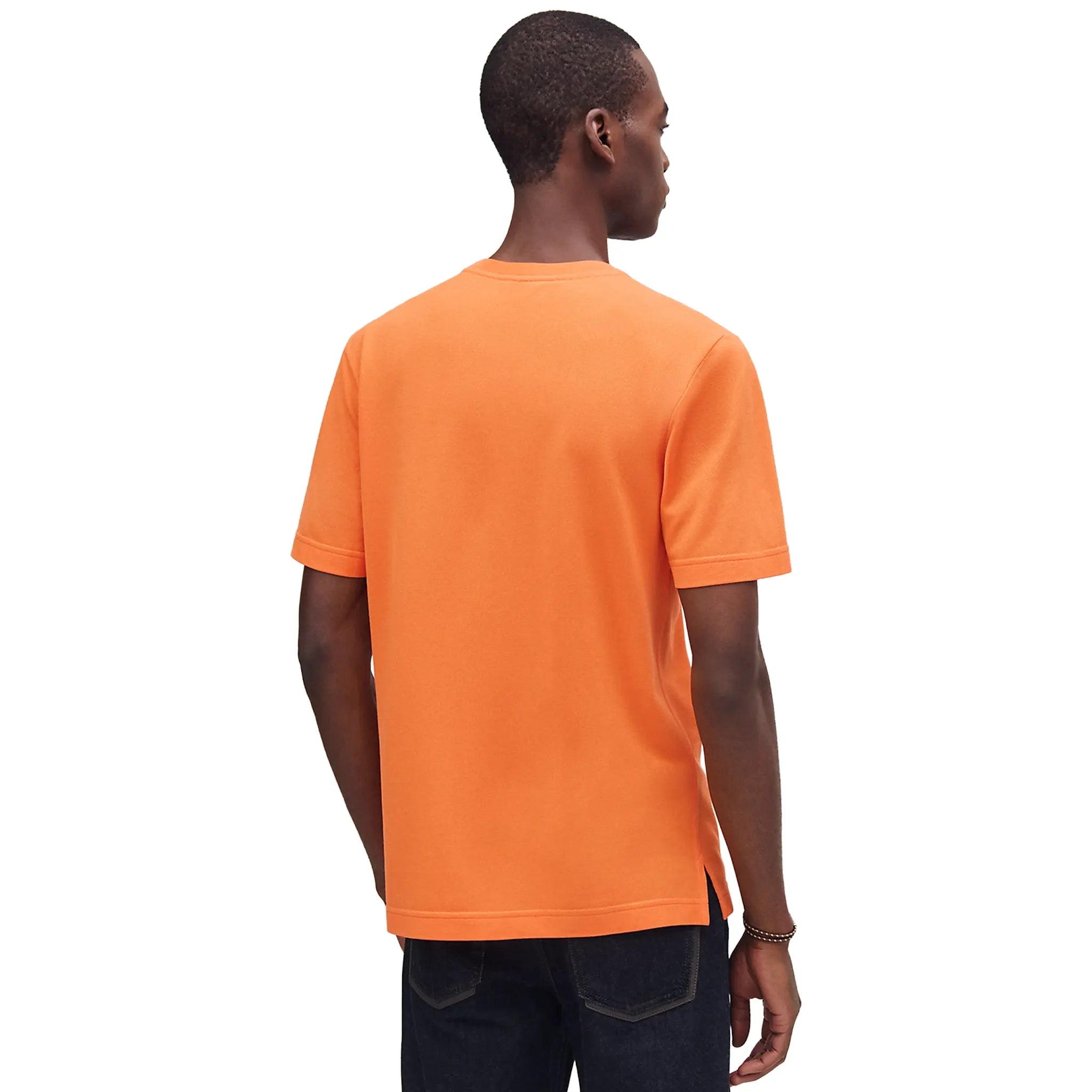 Hermès Paris Embroidered Orange T Shirt - view 2