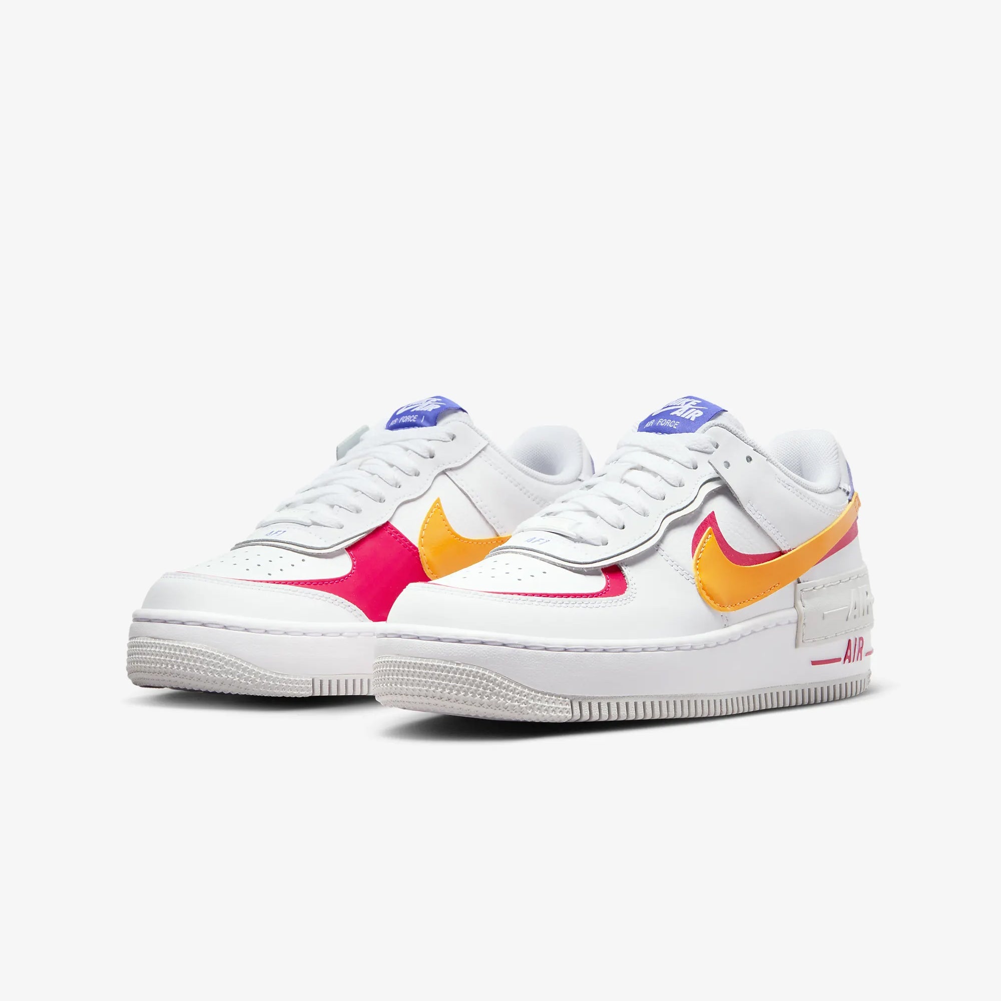 Nike | AIR FORCE 1 SHADOW { WHITE/SUNDIAL-SIREN RED-PHOTON DUST