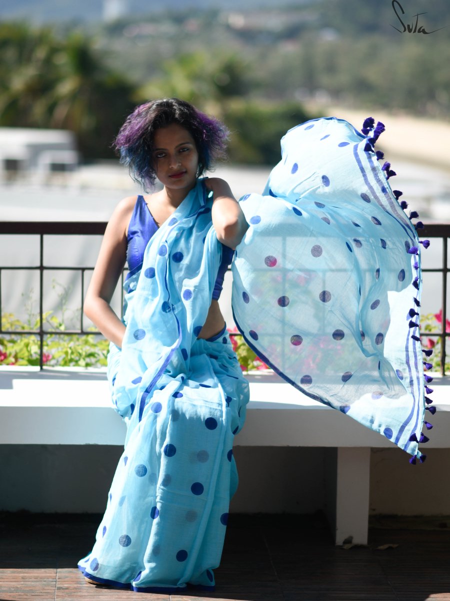 suta.in Blueberries in the sky polka – Women's - view 6