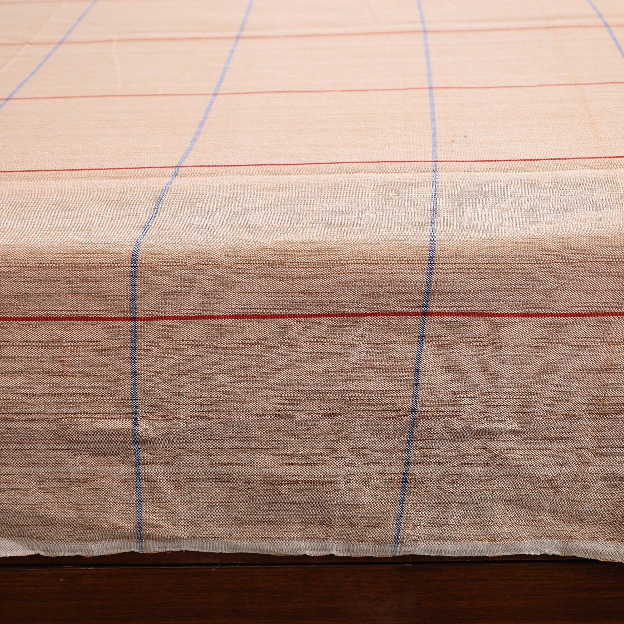 GWALIOR HANDLOOMS Beige - Pure Handloom Cotton Double Bed Cover (108 x 90 in) 10 - view 4
