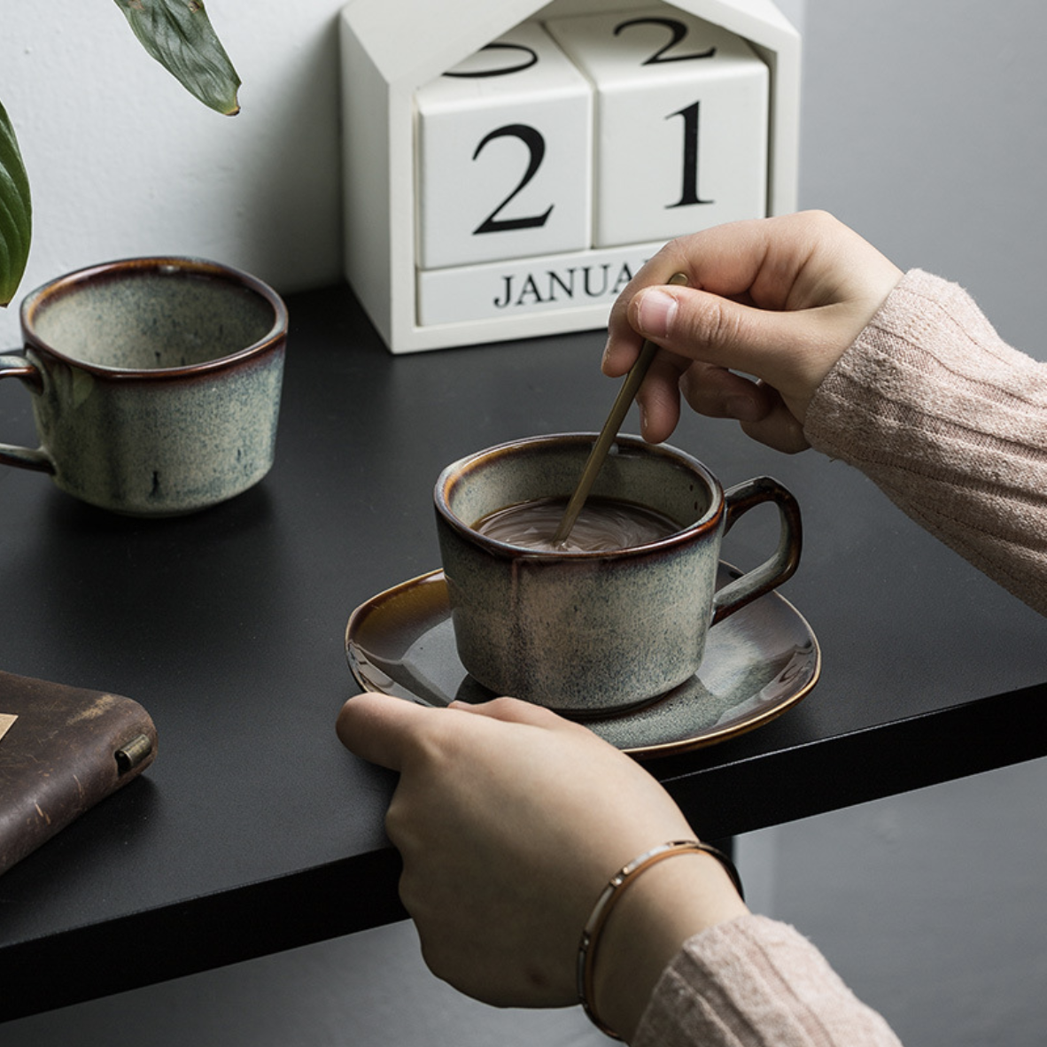 Nestasia Square Cup and Saucer