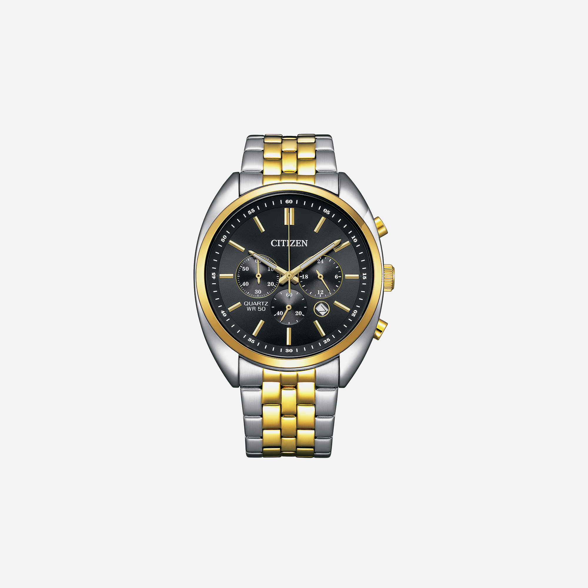 Citizen Quartz Gents Watch Black Dial – Multi
