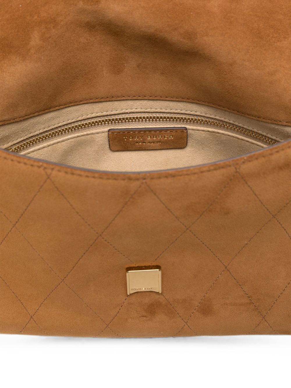 Tory Burch Kira Quilted Crossbody Bag – Calf Suede 100% - view 2