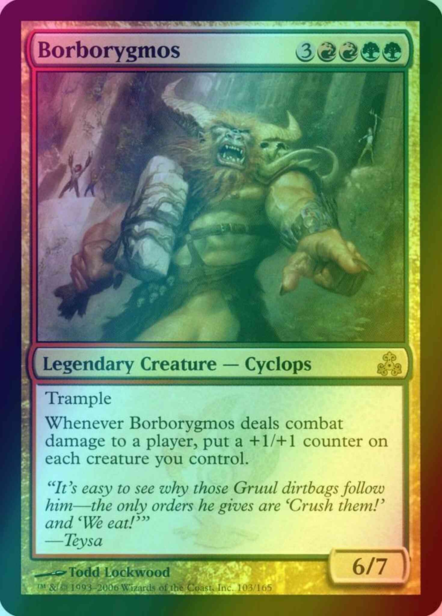 Borborygmos 103 guildpact – Magic Borborygmos [103] [Guildpact] [Foil]
