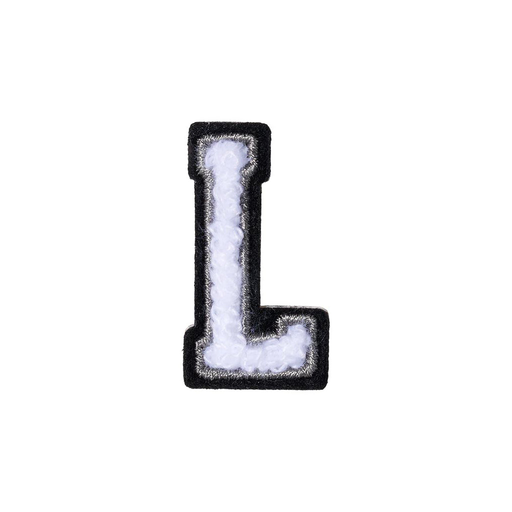 HEYDUDE shoes Letter L Patch - L Black/White