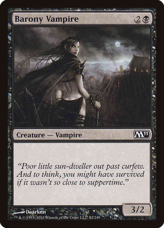 Vampire 82 magic – Barony Vampire [82] [Magic 2011] [Non-Foil]