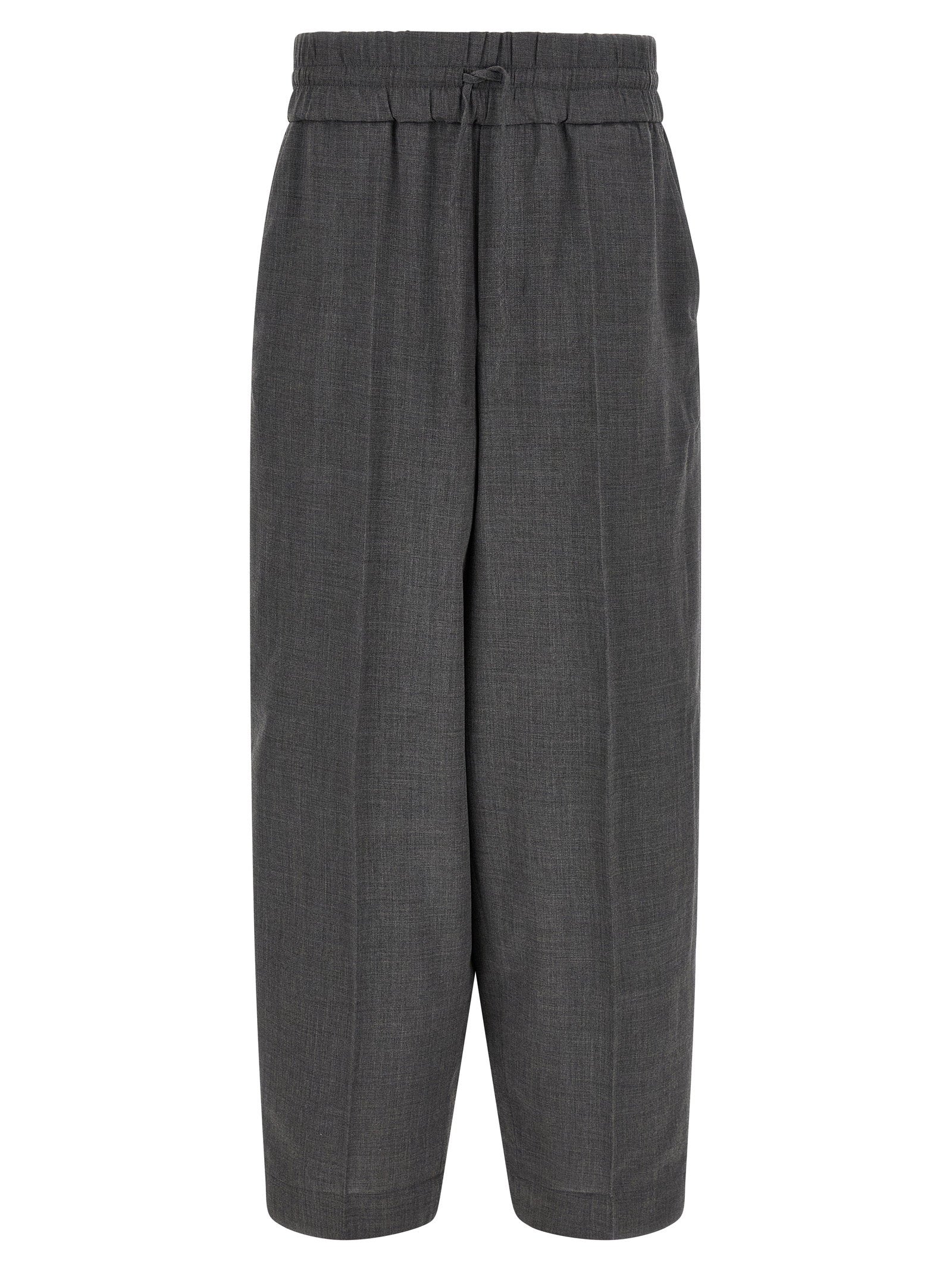 Ami Paris Mélange Wool Pants – 100% virgin wool