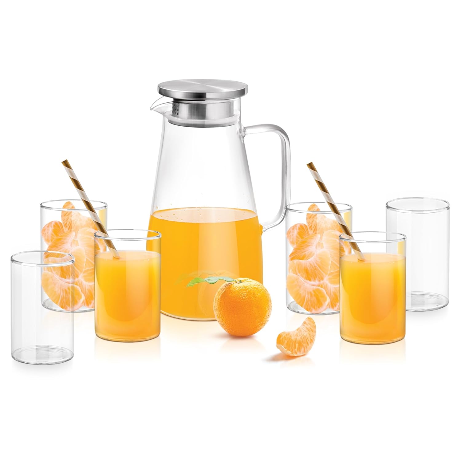 Treo by Milton Borosilicate Iconic Lemon Set | Set of 7 Pcs - view 2