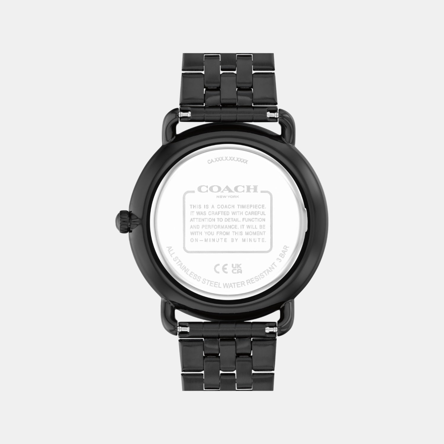 Coach Elliot Men Quartz Black Dial Analog Stainless Steel Watch 14602749 - view 3