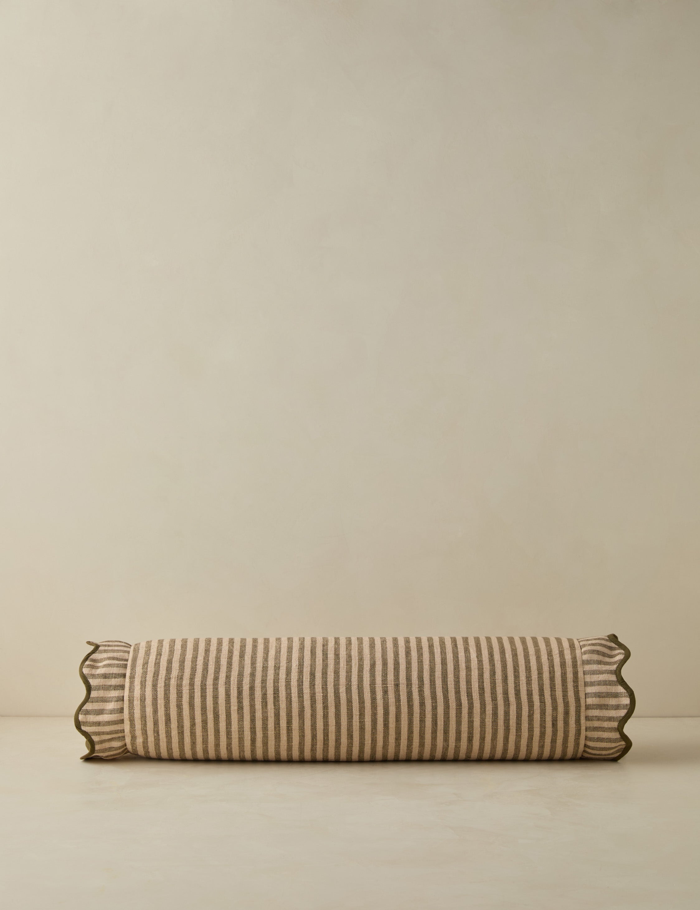 Lulu and Georgia Lanie Linen Bolster Pillow by Sarah Sherman Samuel - view 2