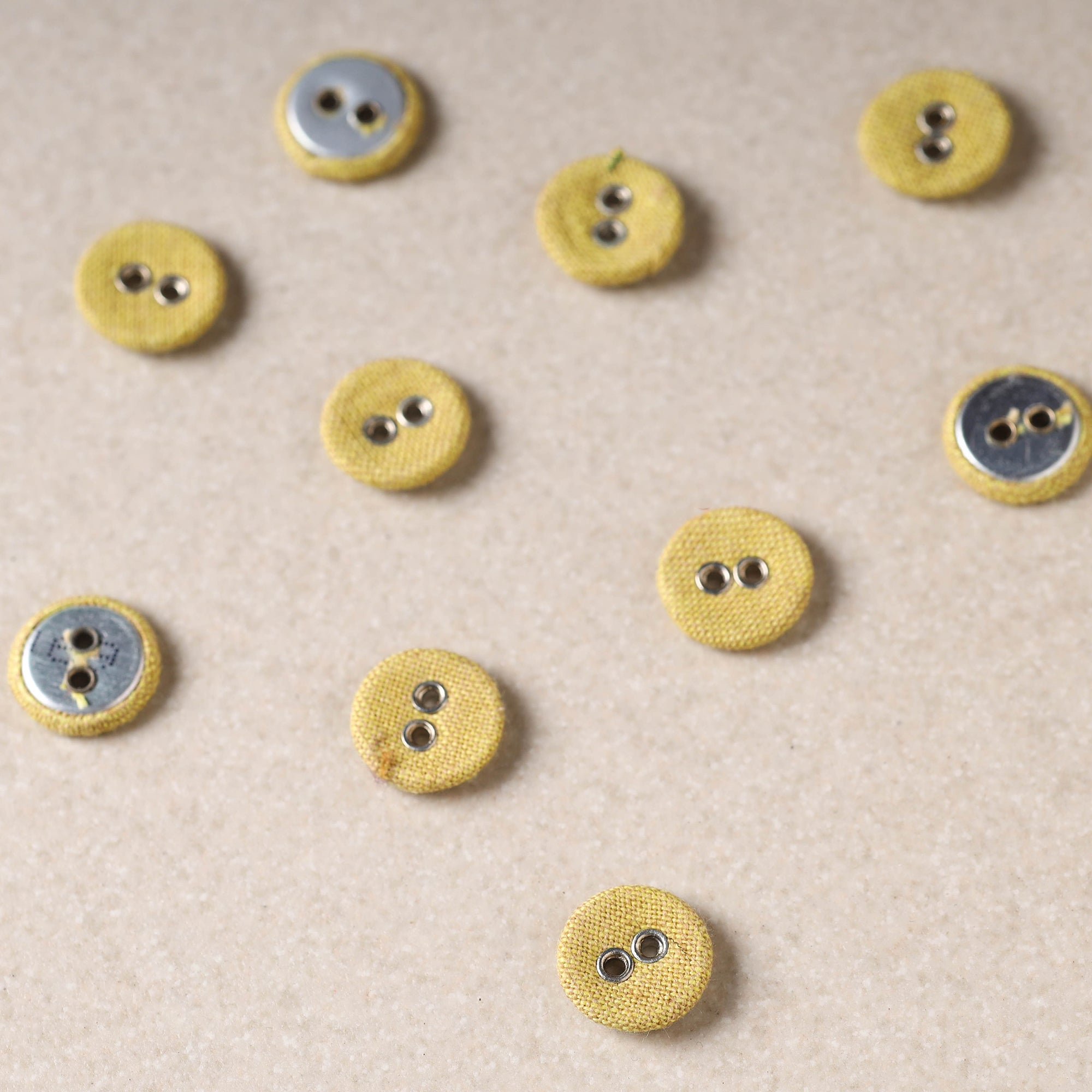 BUTTON BAAZ 1cm Buttonbaaz Handmade Button Medium (Set of 10) 60 - view 2