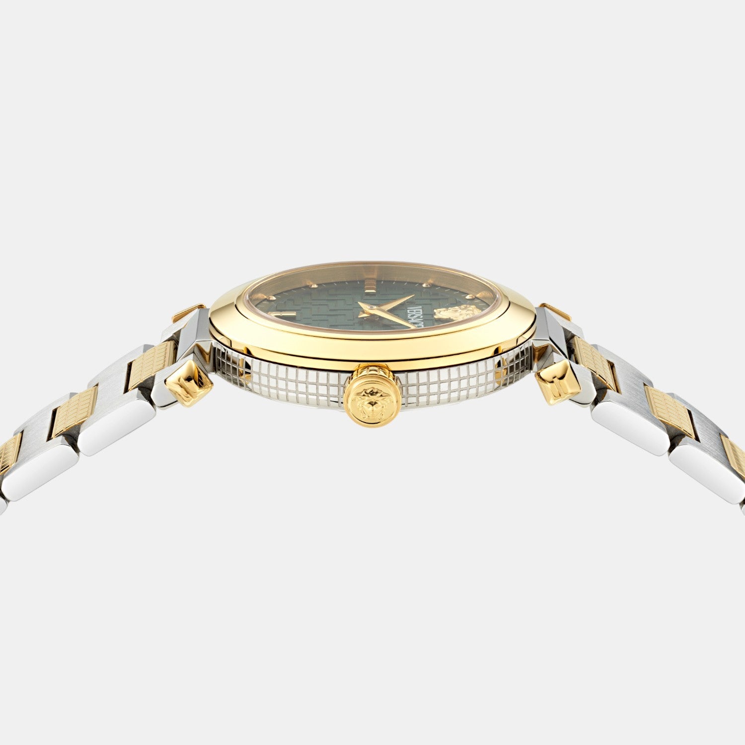 Versace Greek Women Quartz Green Dial Analog Stainless Steel Watch VE5B00525 - view 2