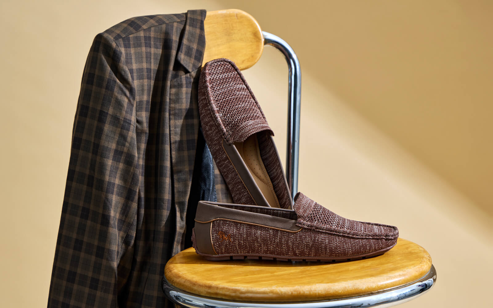 Neeman's The Weave Loafers : Brown - view 2