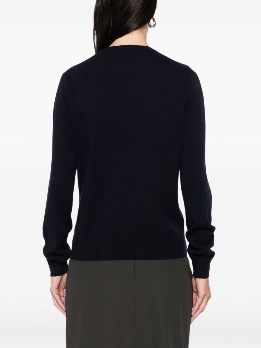 SOFT GOAT Sweaters NAVY – Cashmere 100% - view 4