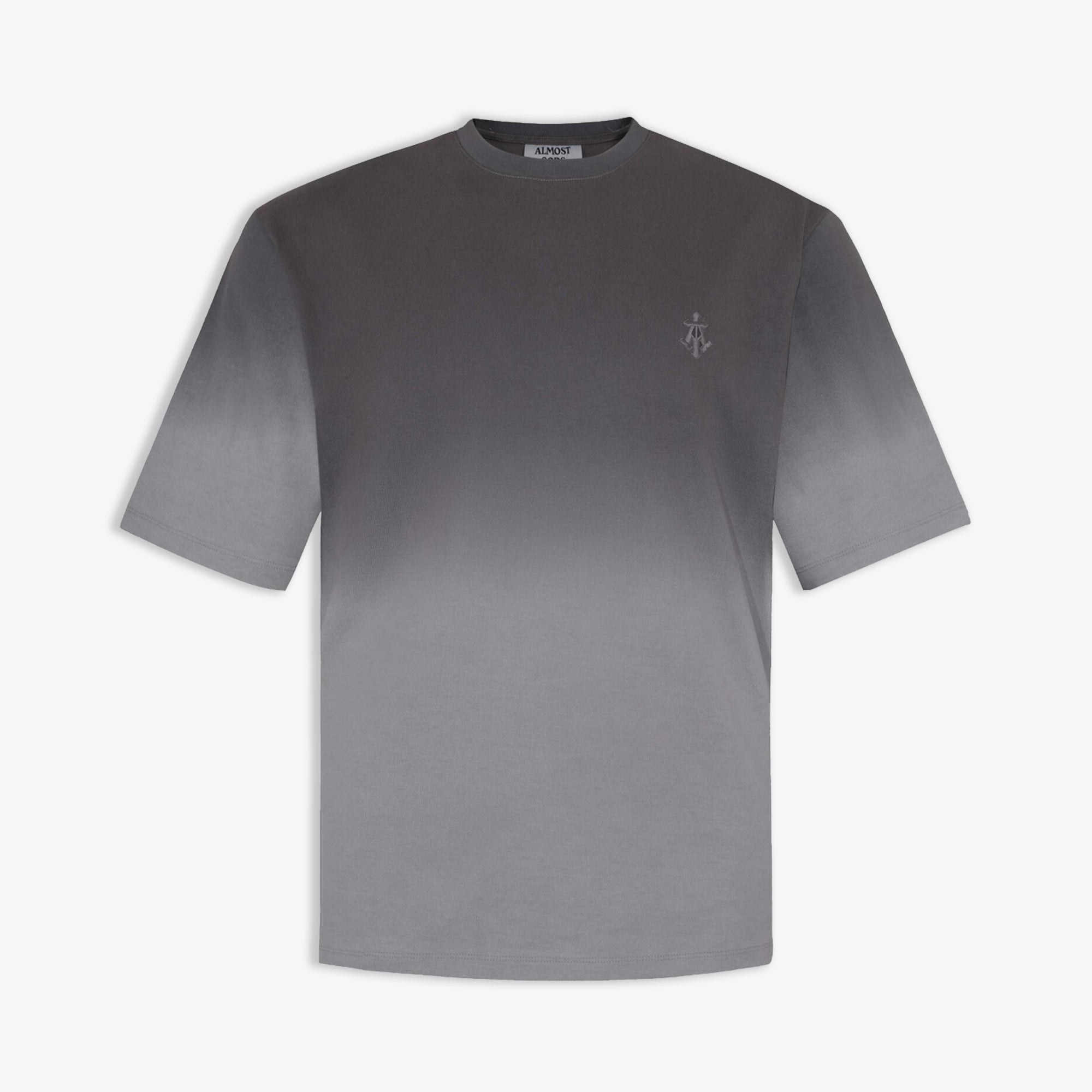 Almost Gods | Alpha Cross Tee In Dip { Dye Grey - view 2