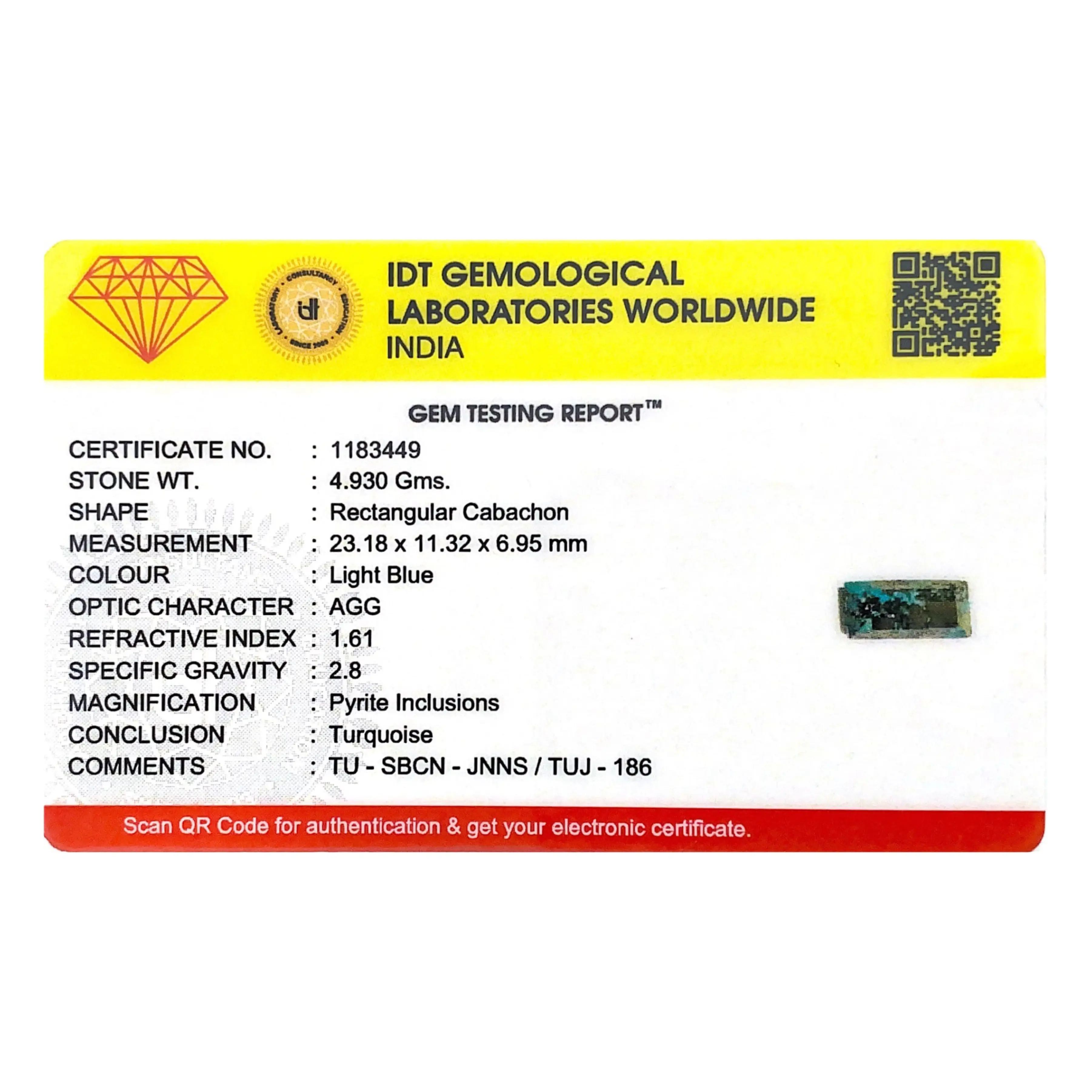 Pramogh Irani Firoza - 24.65 Carat - view 4