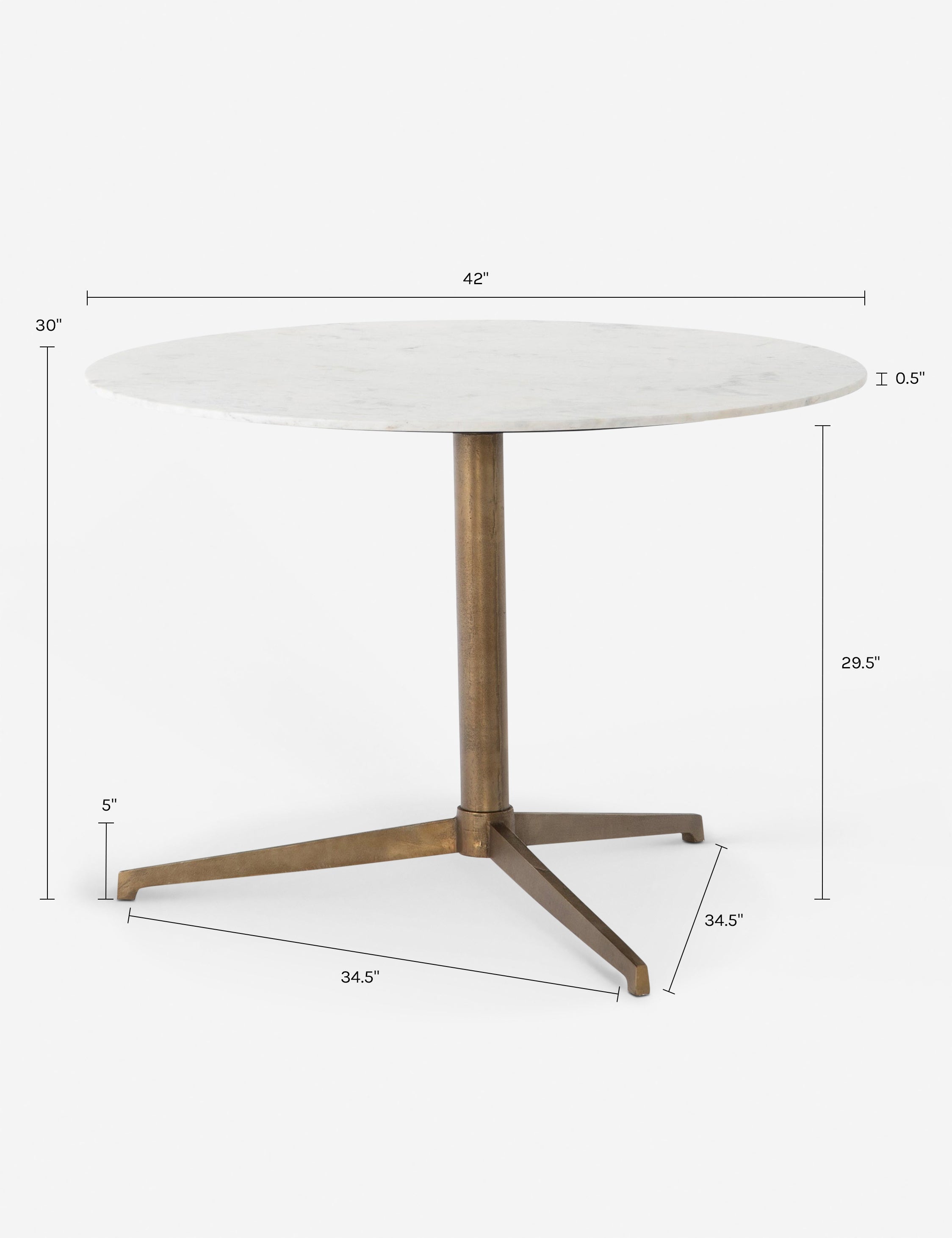Lulu and Georgia Celie Bistro Table - view 6