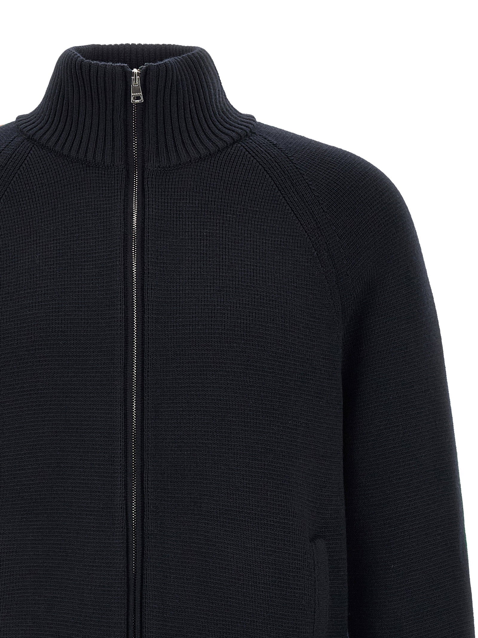 Gucci Web Ribbon Knitted Jacket – 100% wool - view 3