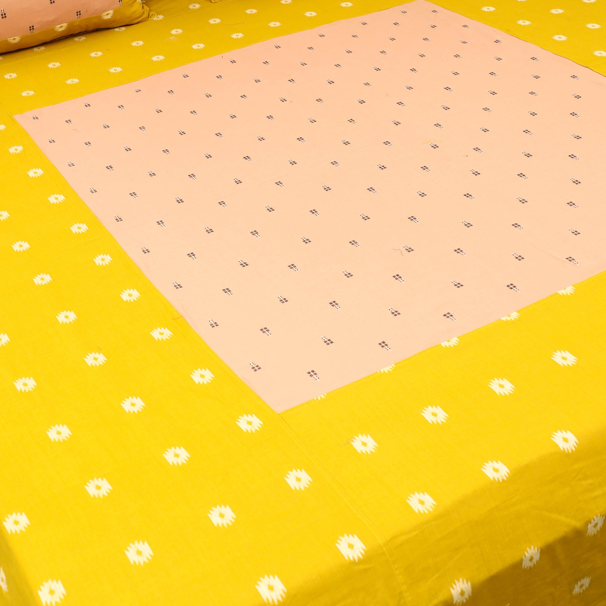 SOUTH KARGHA Patchwork Cotton Double Jacquard Bedsheet Set 09 - view 3