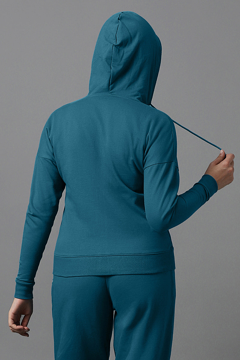 Amante Essential Fleece Hoodie - Corsair - view 4