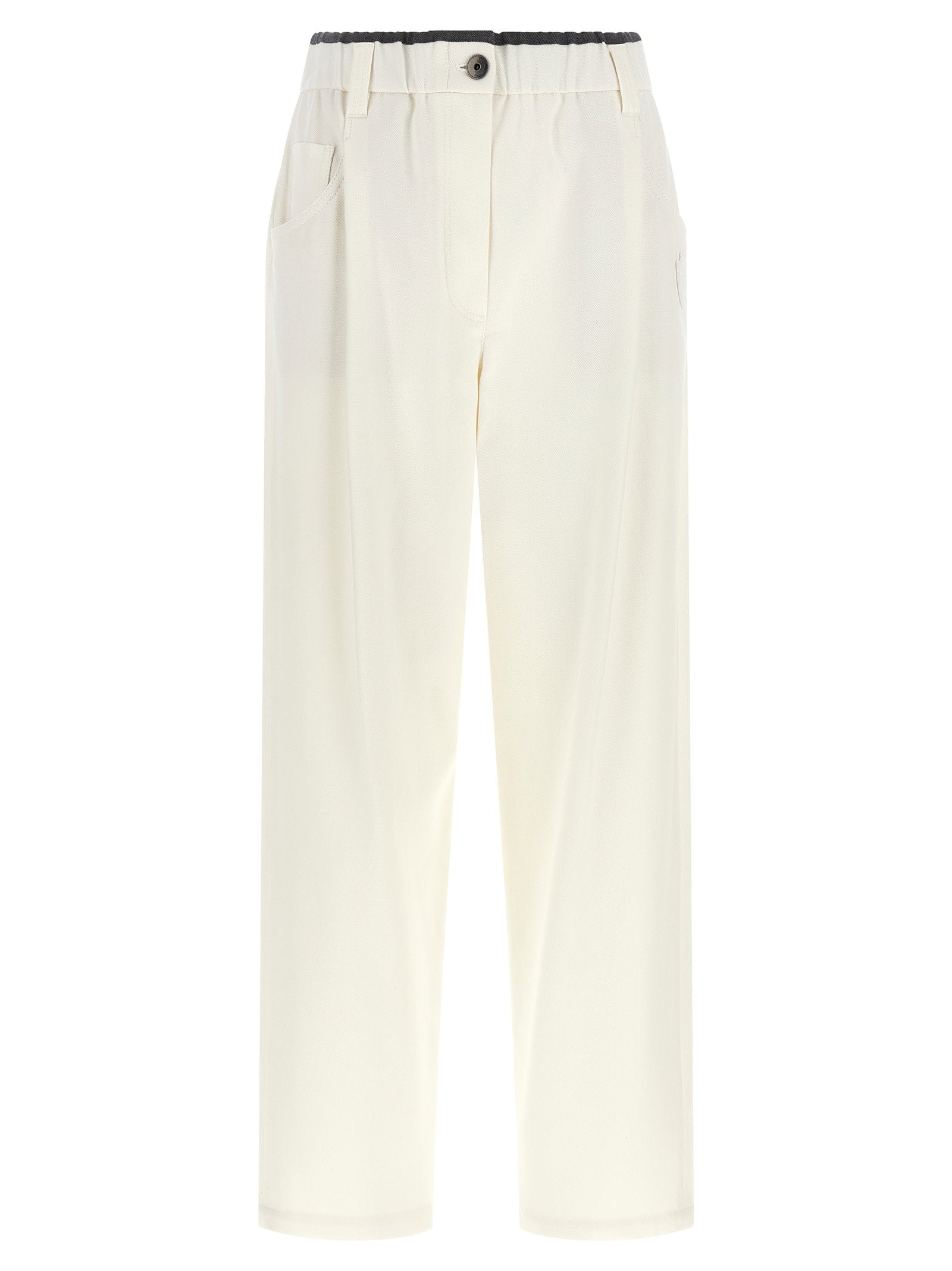 Brunello Cucinelli Cotton Trousers – 97% cotton, 3% elastane