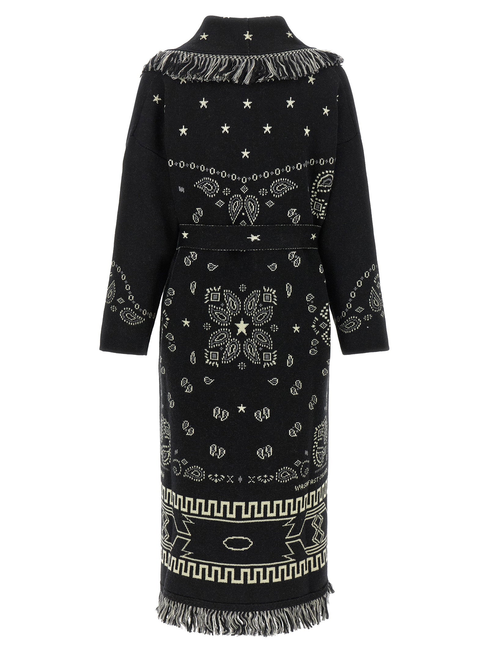Alanui Bandana Long Coat – 100% virgin wool - view 2