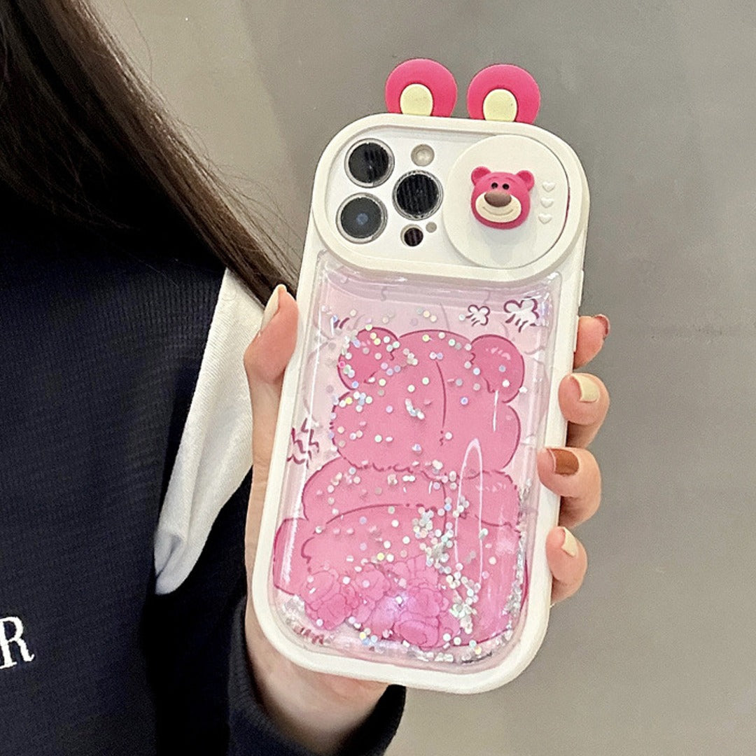 Peeperly Glitter Bear Camera Protection Case – No Color