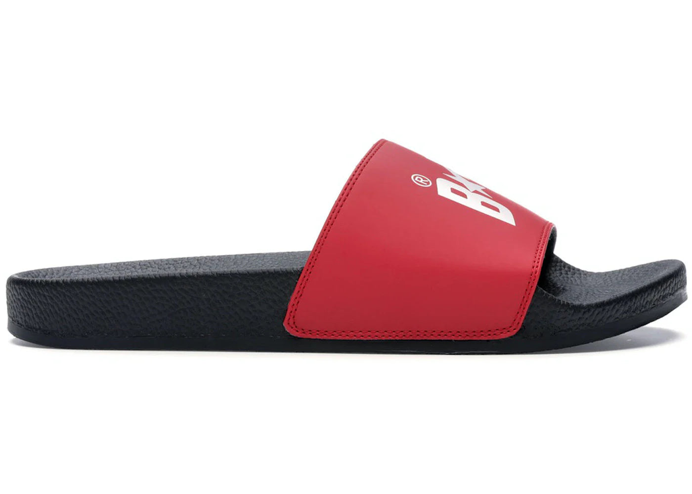 Yeezy A Bathing Ape Bape Sta Slide Black Red