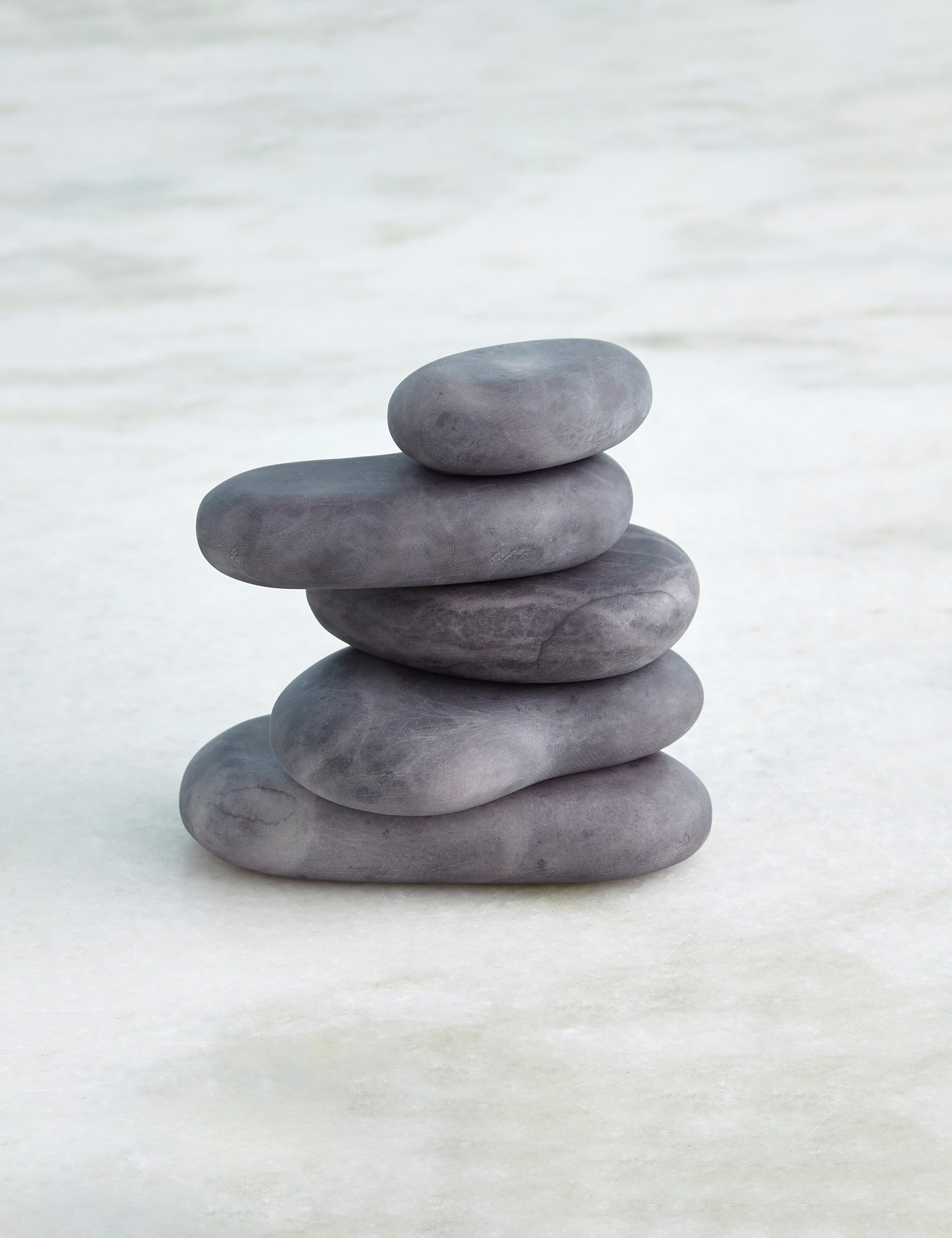 Lulu and Georgia Alabaster River Rocks (Set of 5) by Ashley Childers